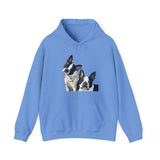 Boston Terriers 'Skipper & Dee Dee' Unisex 50/50 Hoodie