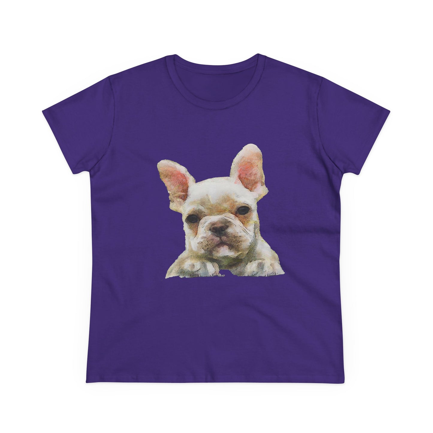 French Bulldog 'Bouvier' Women's Midweight Cotton Tee