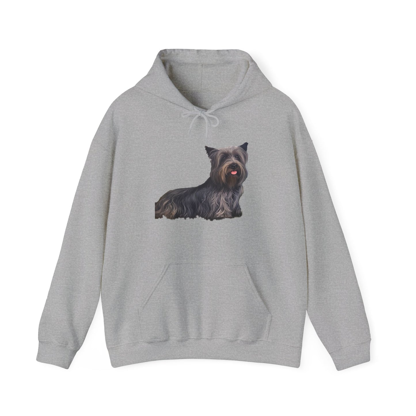 Skye Terrier Unisex 50/50 Hooded Sweatshirt