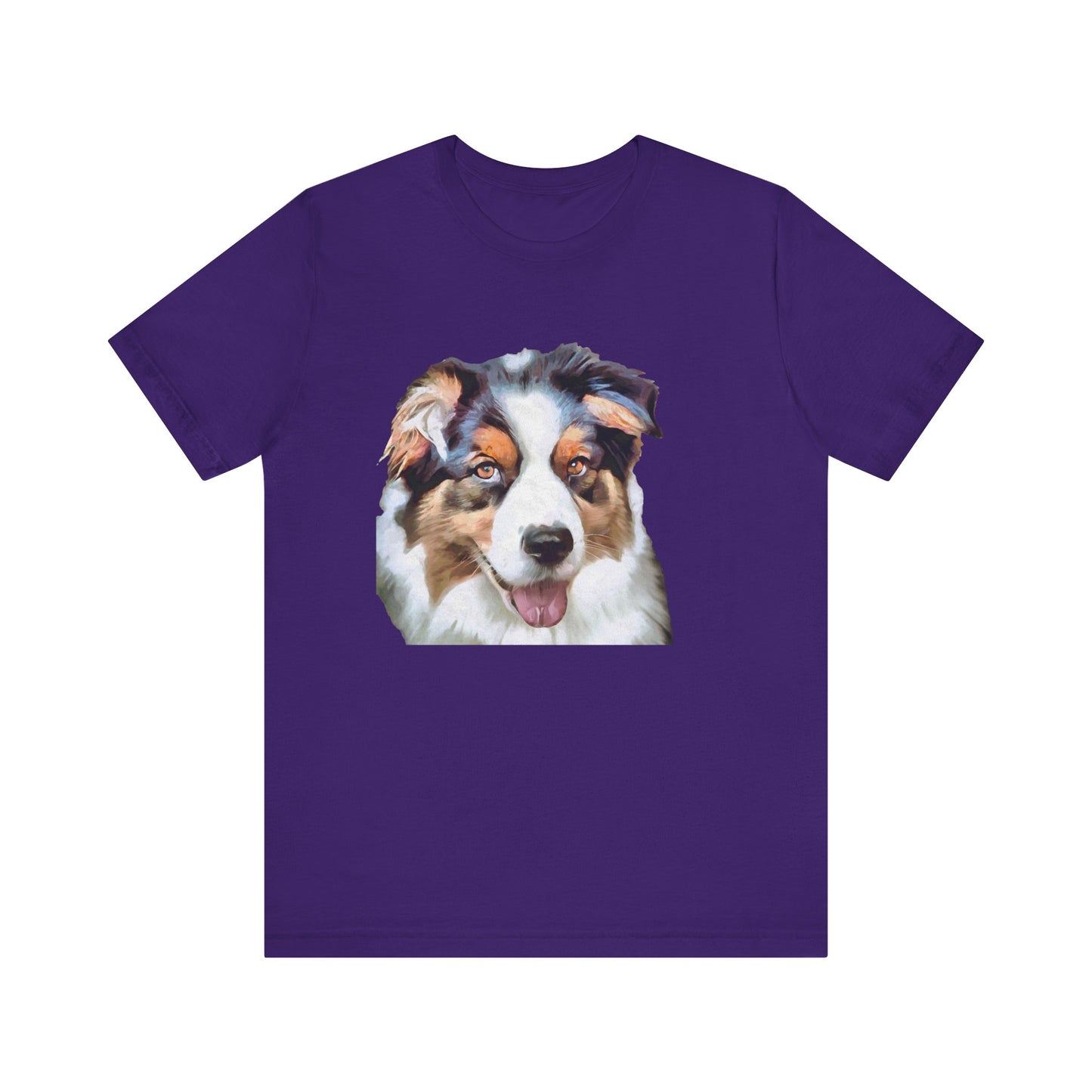 Australian Shepherd 'Blue Merle' Unisex Jersey Short Sleeve Tee