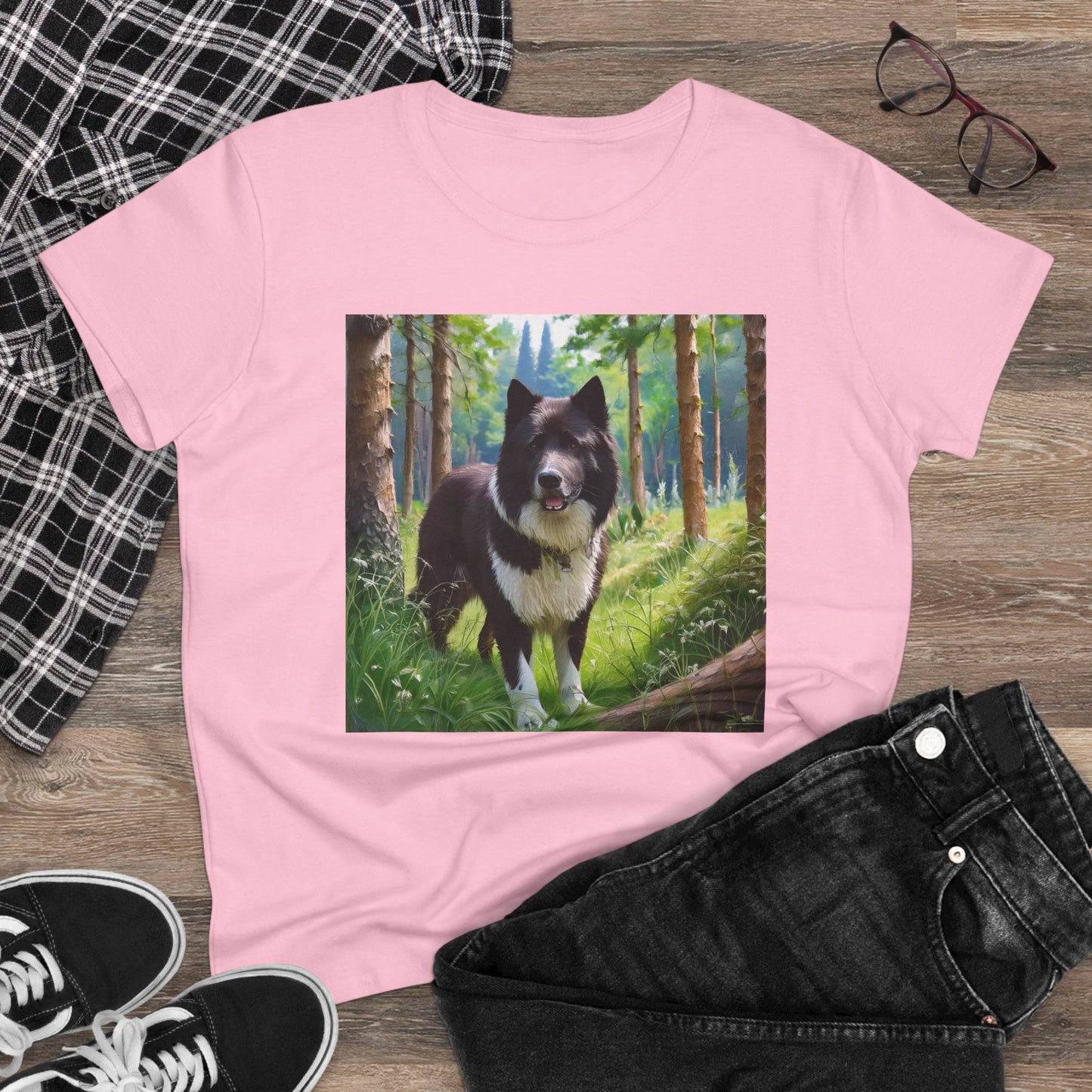 Karelian Bear Dog Women's Midweight Cotton Tee