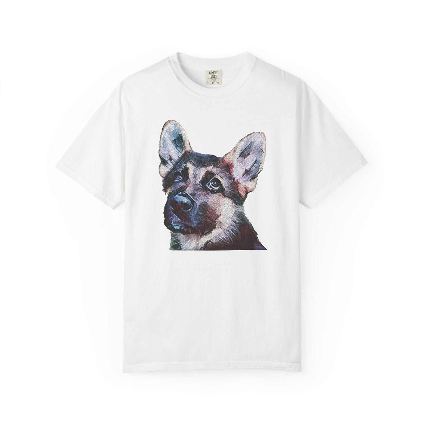 German Shepherd 'Sly' Unisex Relaxed Fit Garment-Dyed T-shirt