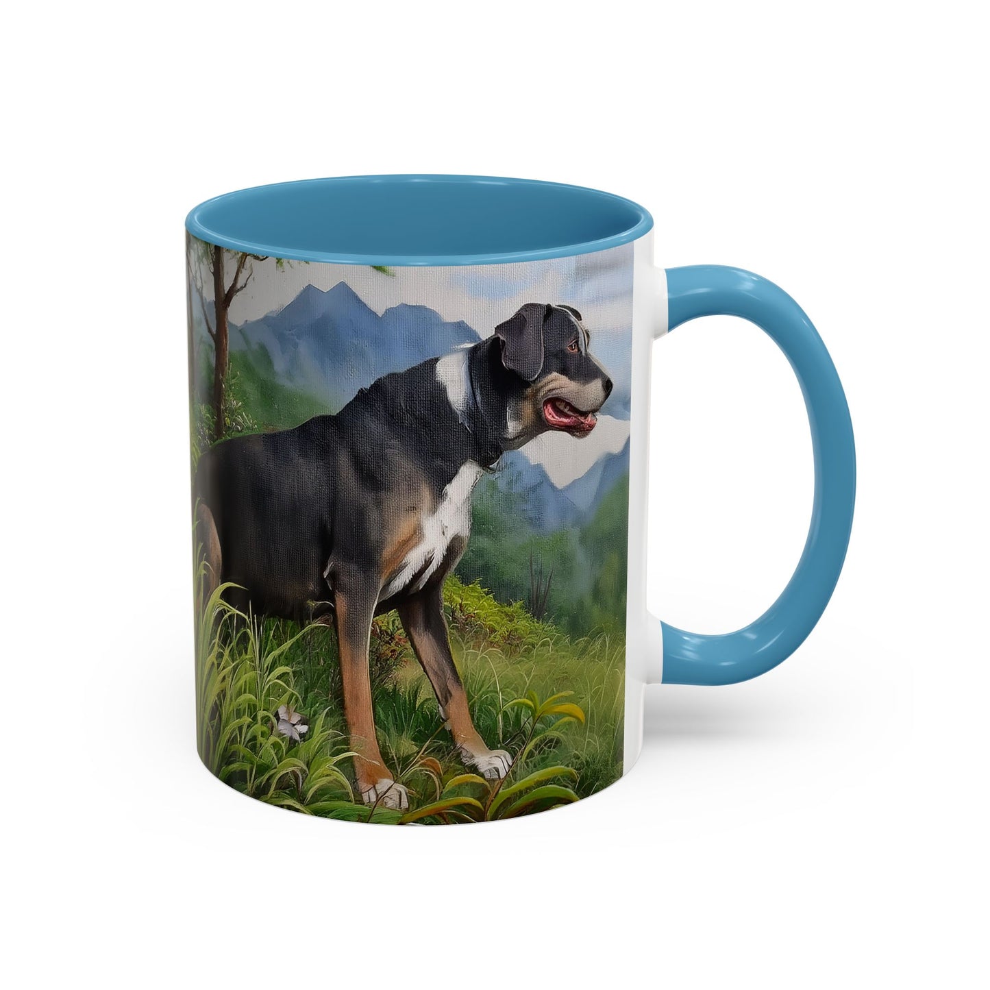 Mountain Cur Ceramic Accent Coffee Mug - 2 Sizes