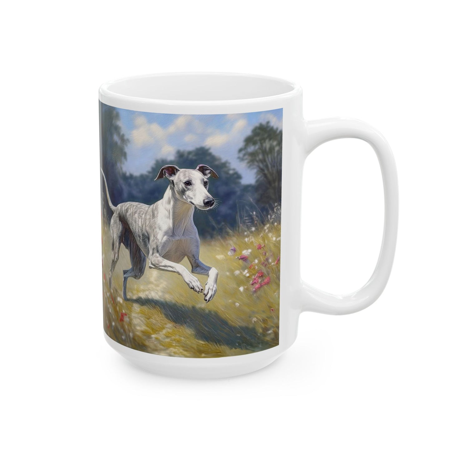 Whippet -- Ceramic Mug, (11oz, 15oz)