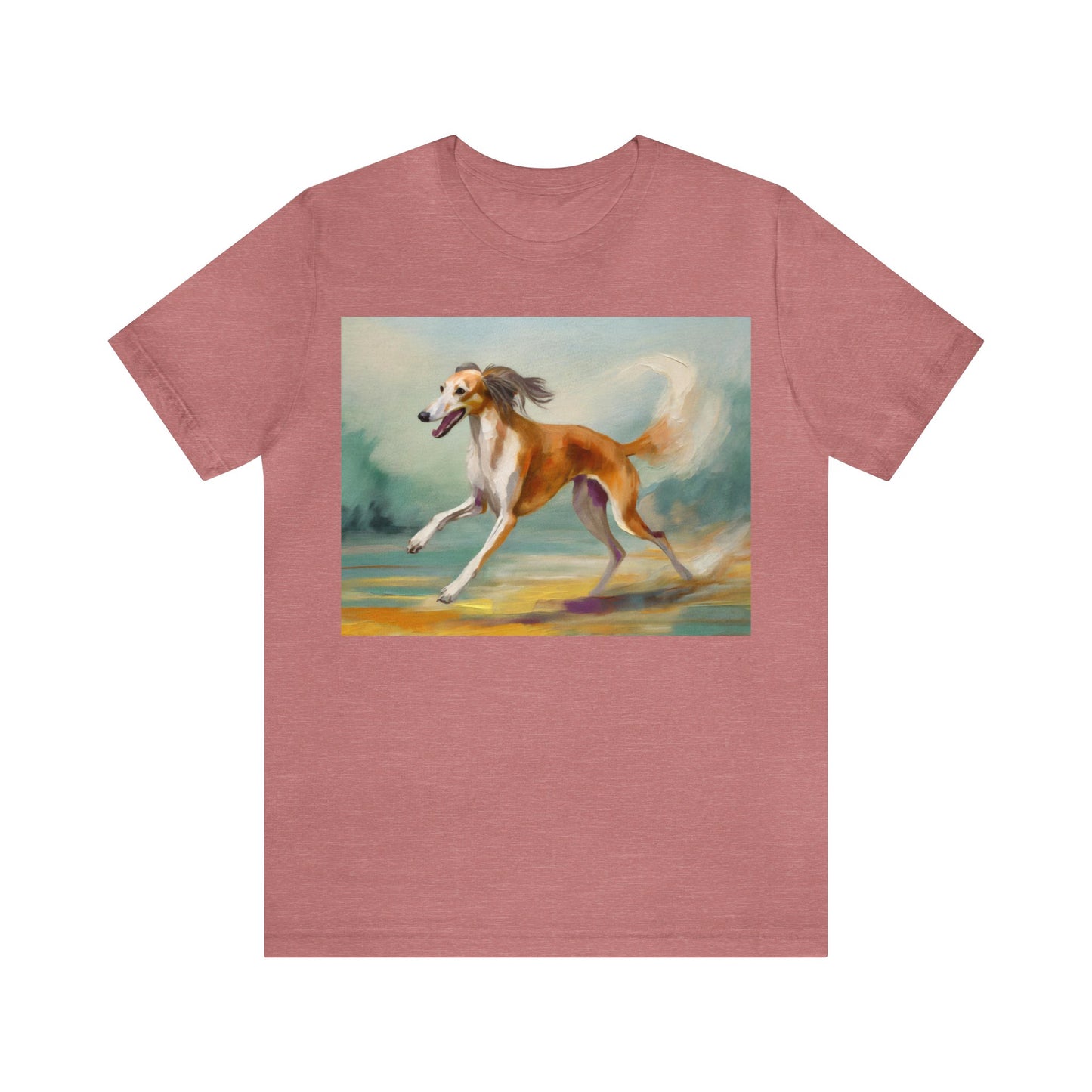 Saluki 'On the Run' - Classic Jersey Short Sleeve Tee