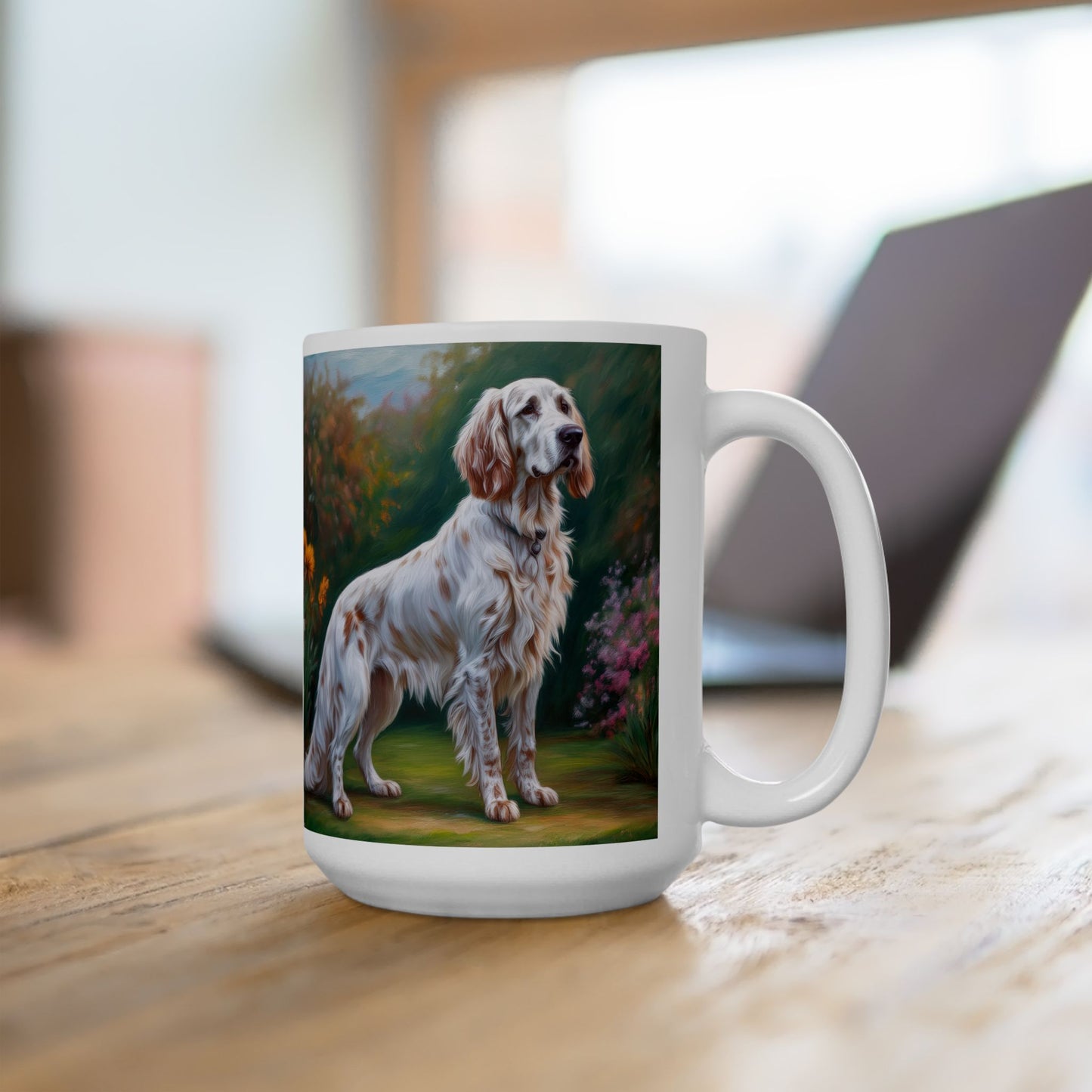 English Setter Ceramic Mug - Personalized Delight