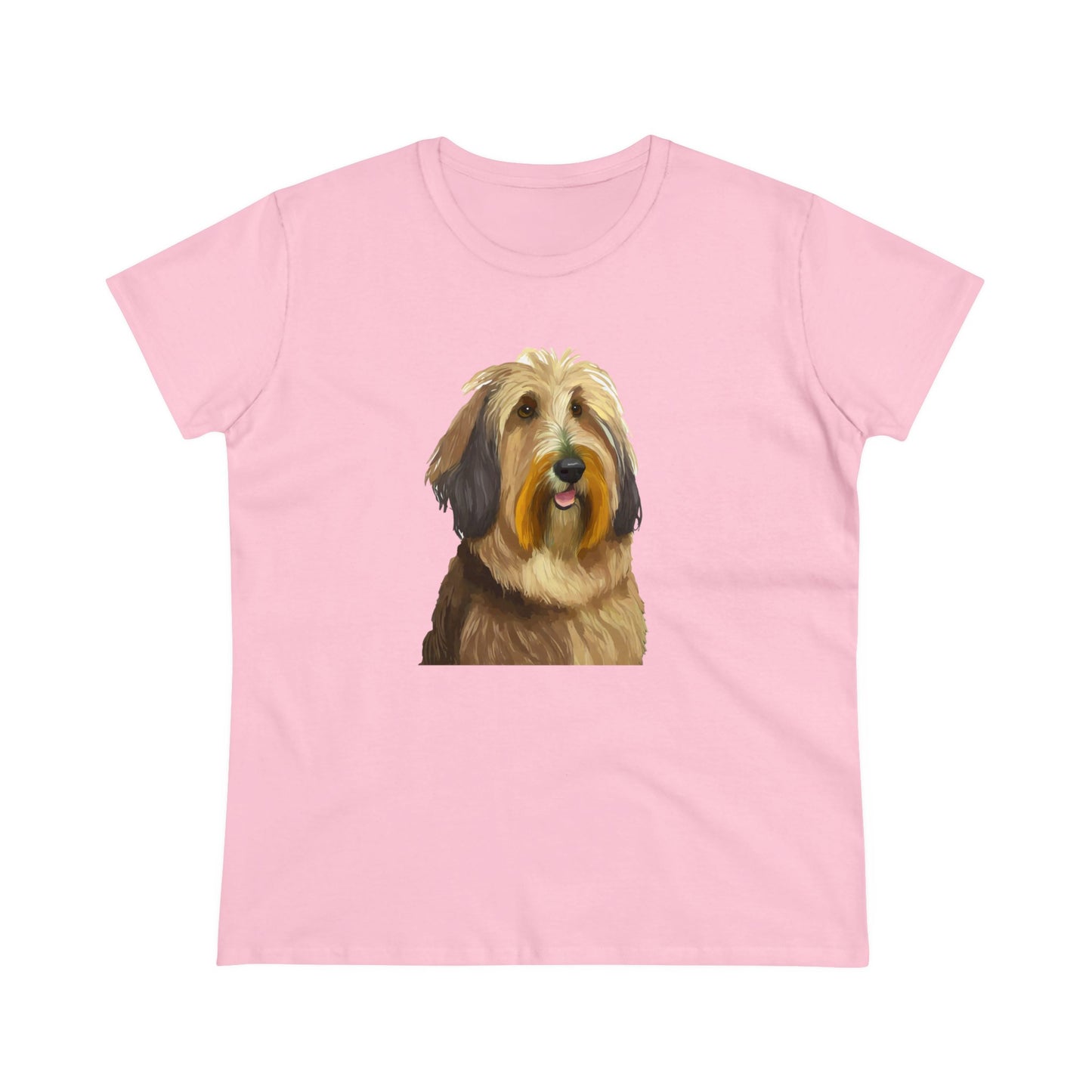 Charming Bergamasco Sheepdog Women's Midweight Cotton Tee