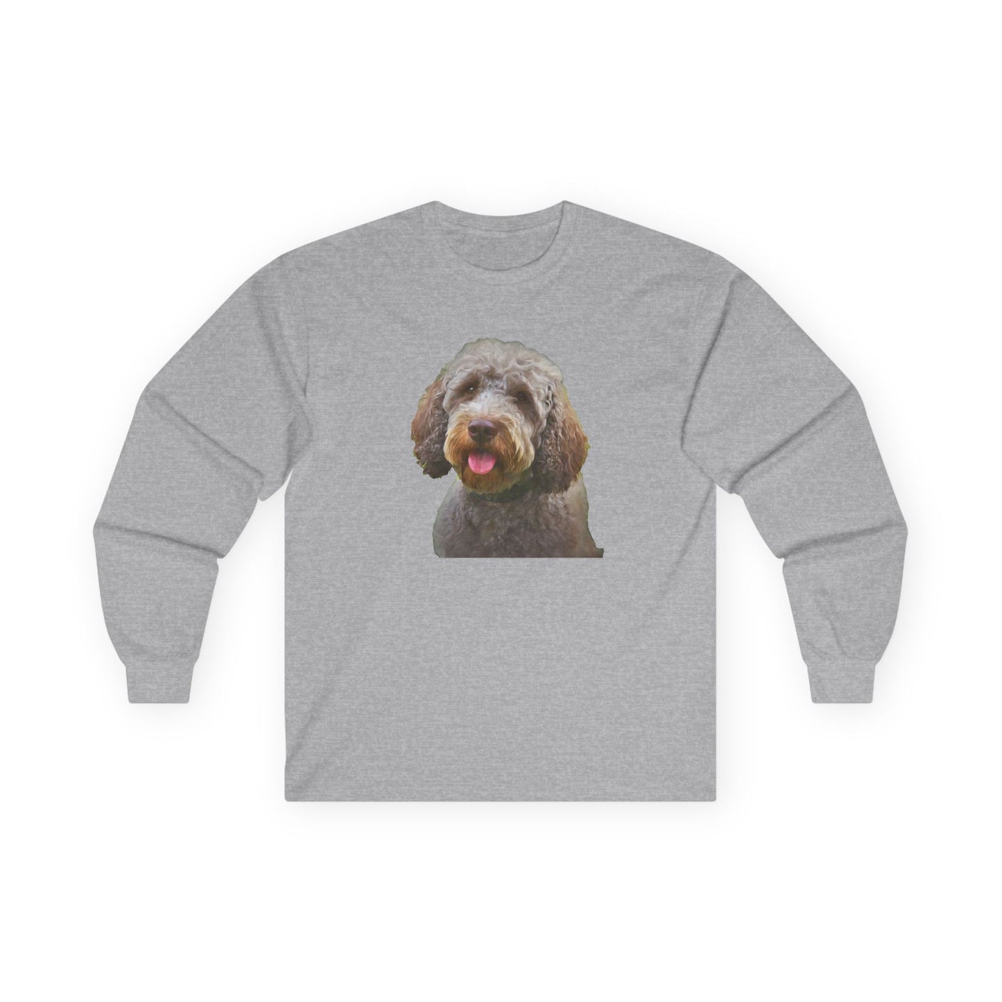 Lagotto Romagnolo 'Italian Truffle Dog' Cotton Long Sleeve Tee
