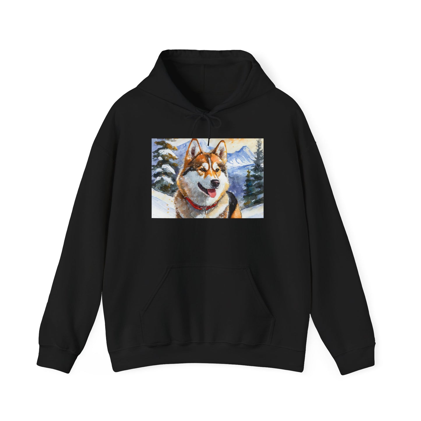 Chinook Sled Dog Unisex 50/50 Hooded Sweatshirt