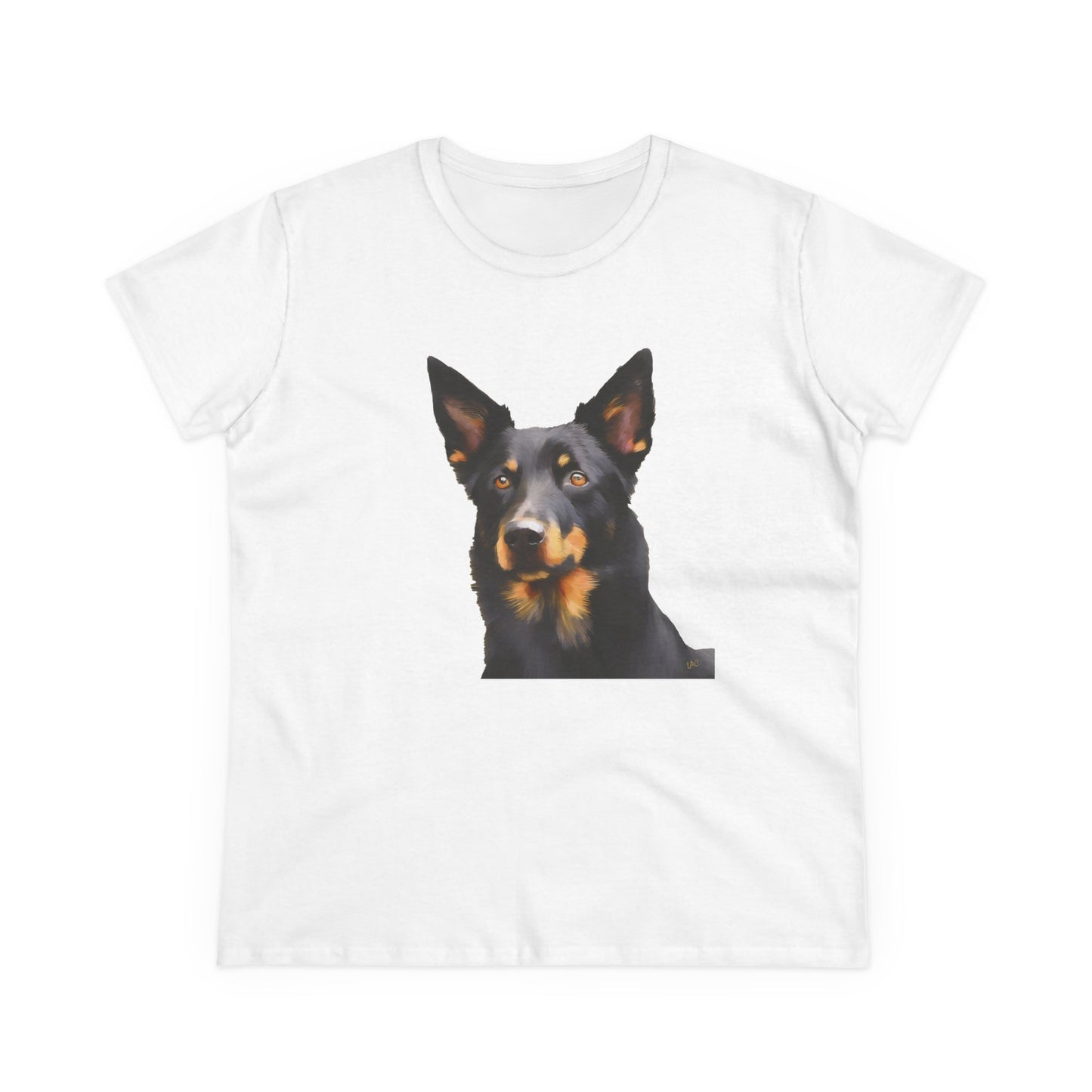 Australian Kelpie #2 Women's Midweight Cotton Tee