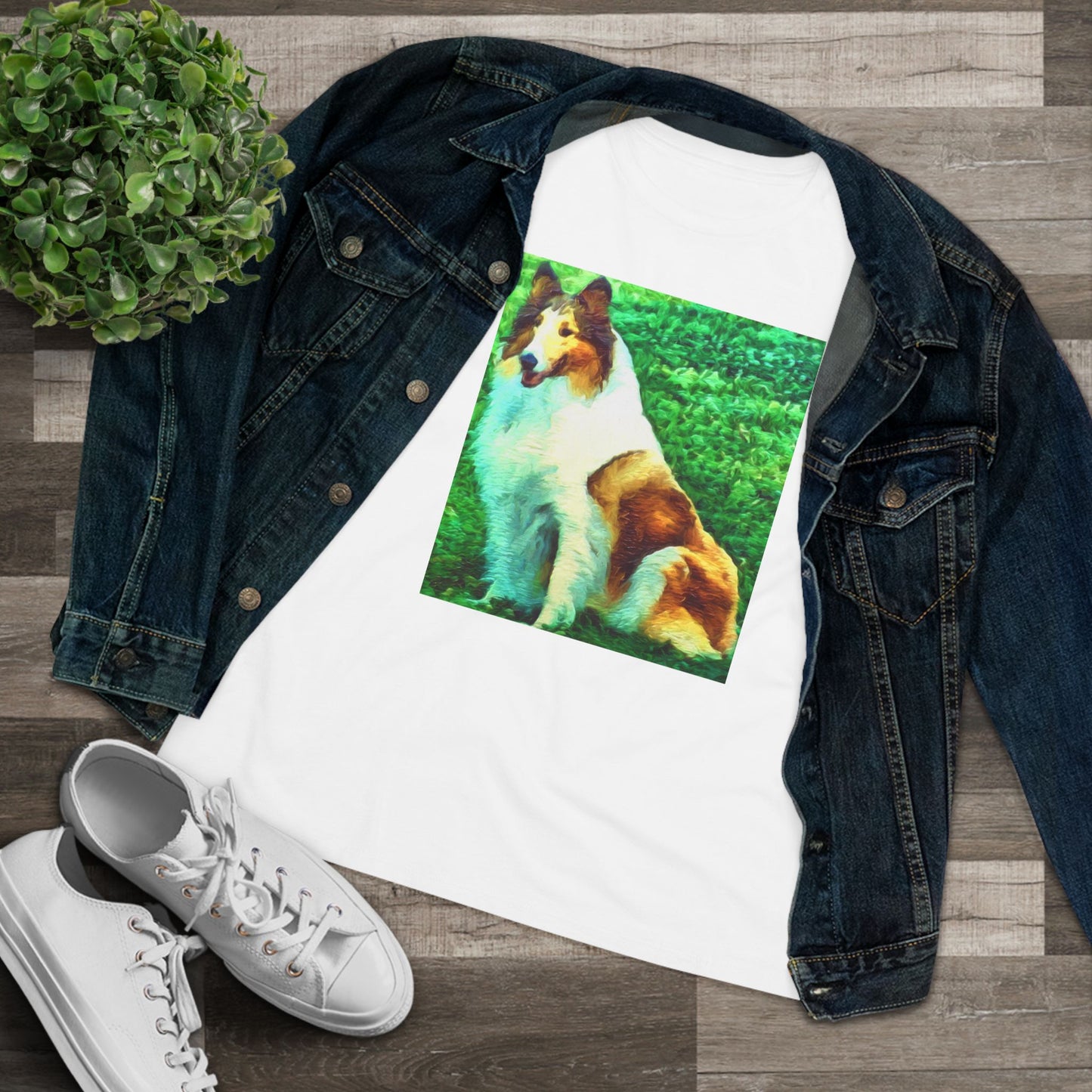 Collie 'Ramsey' Women's Relaxed Fit Cotton Tee