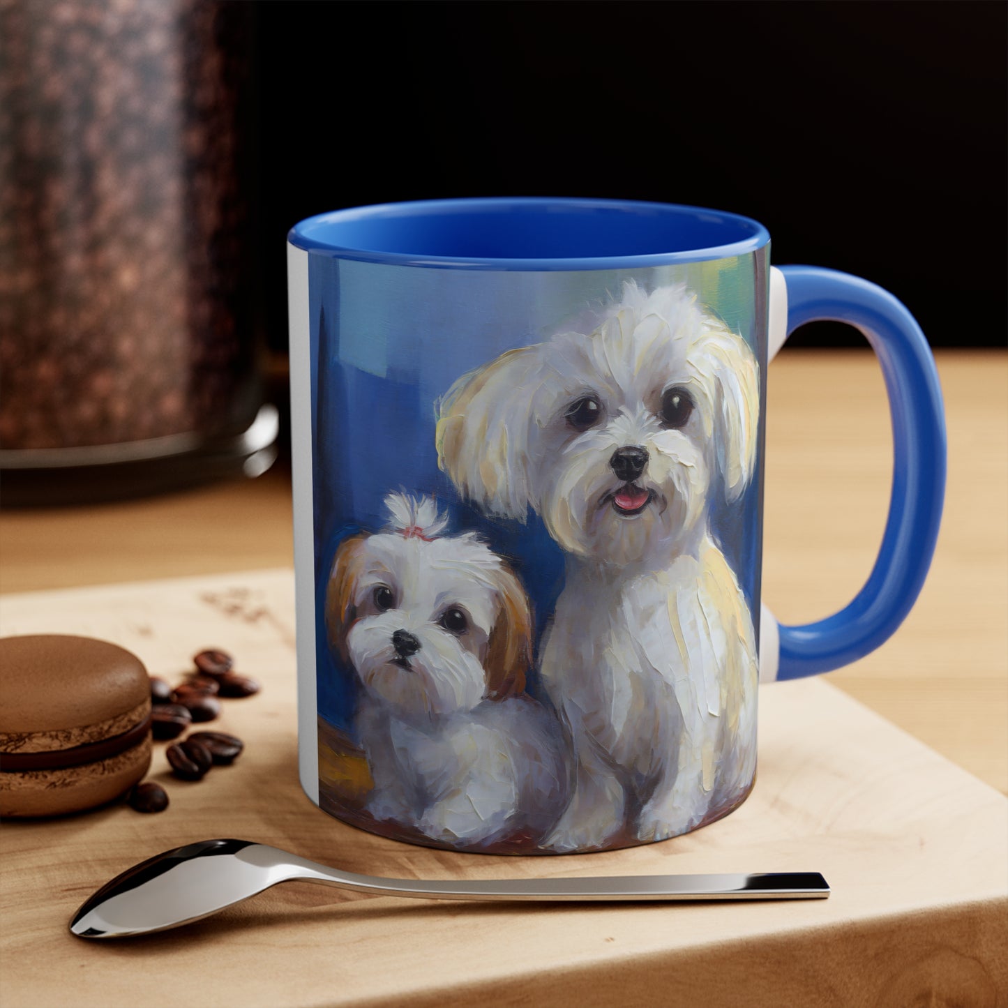 Maltese Puppies Accent Coffee Mug, 11oz