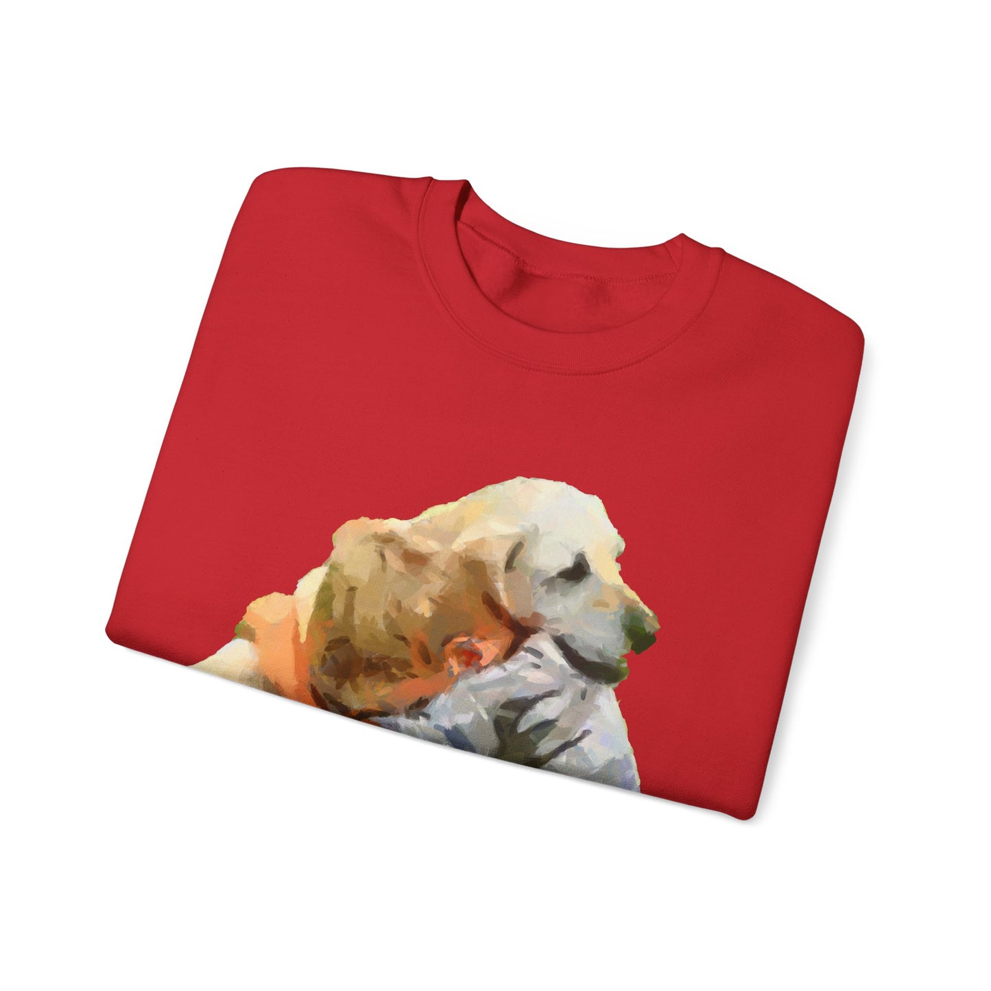 Yellow Labrador Retriever Unisex Crewneck Sweatshirt