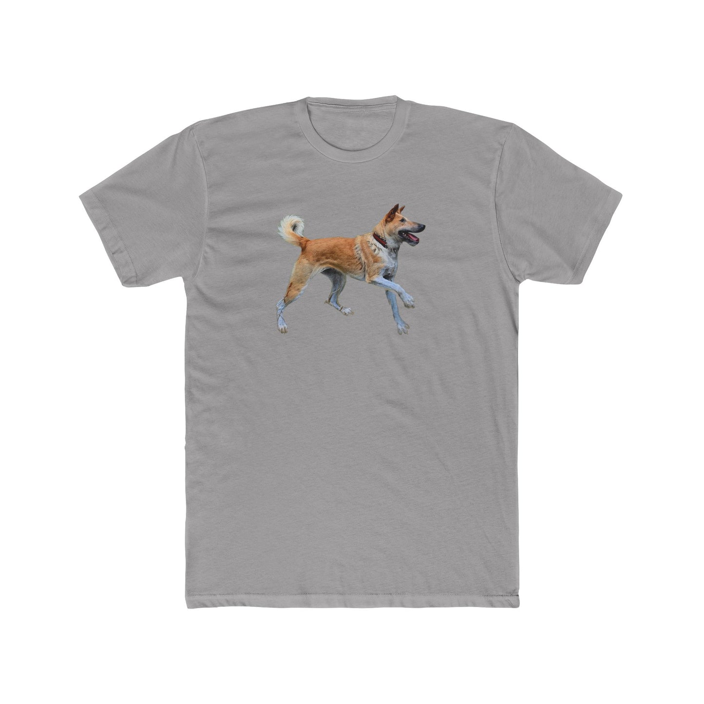 Korean Jindo Men's Fitted Cotton Crew Tee
