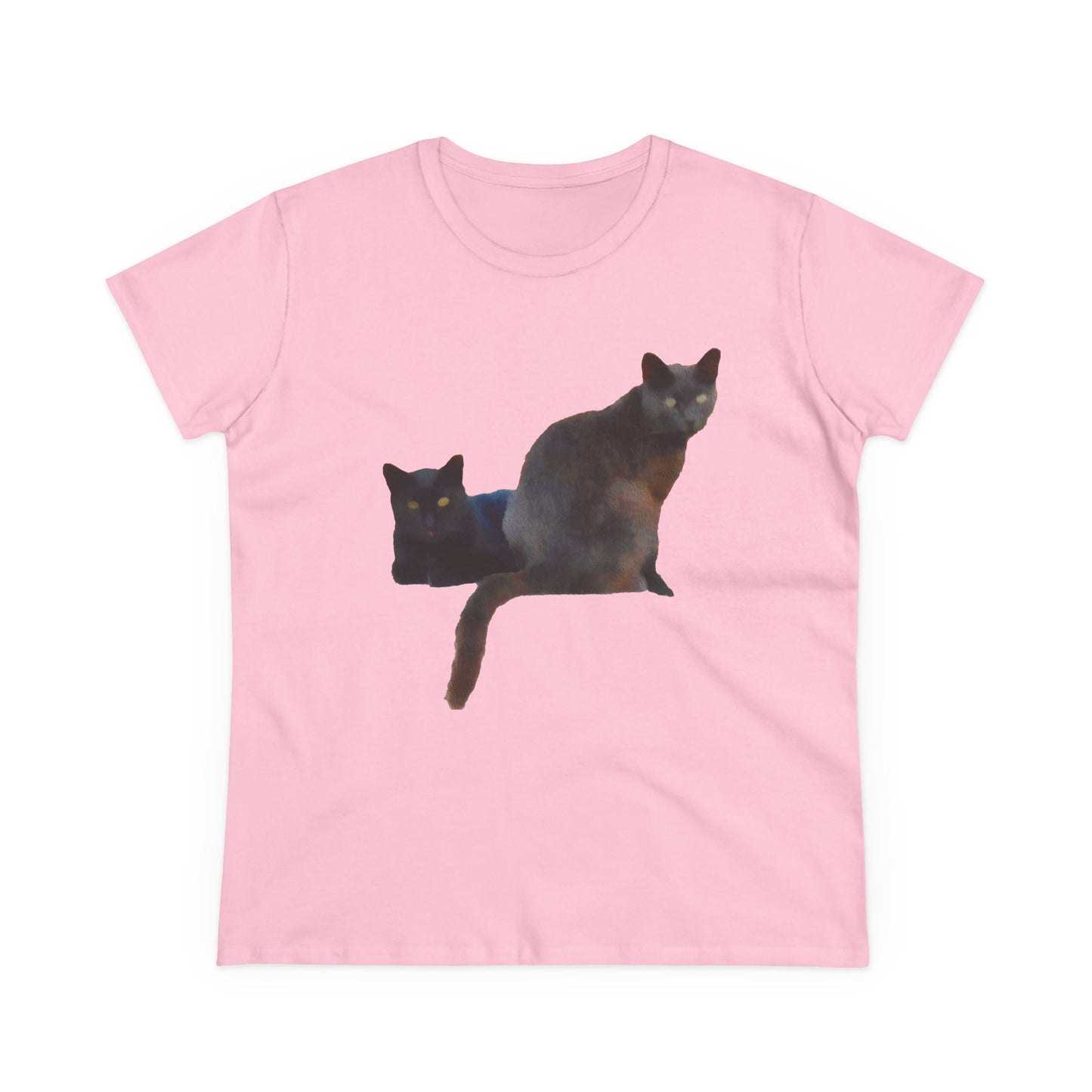 Cats of Greece 'Sifnos Sisters' Women's Midweight Cotton Tee