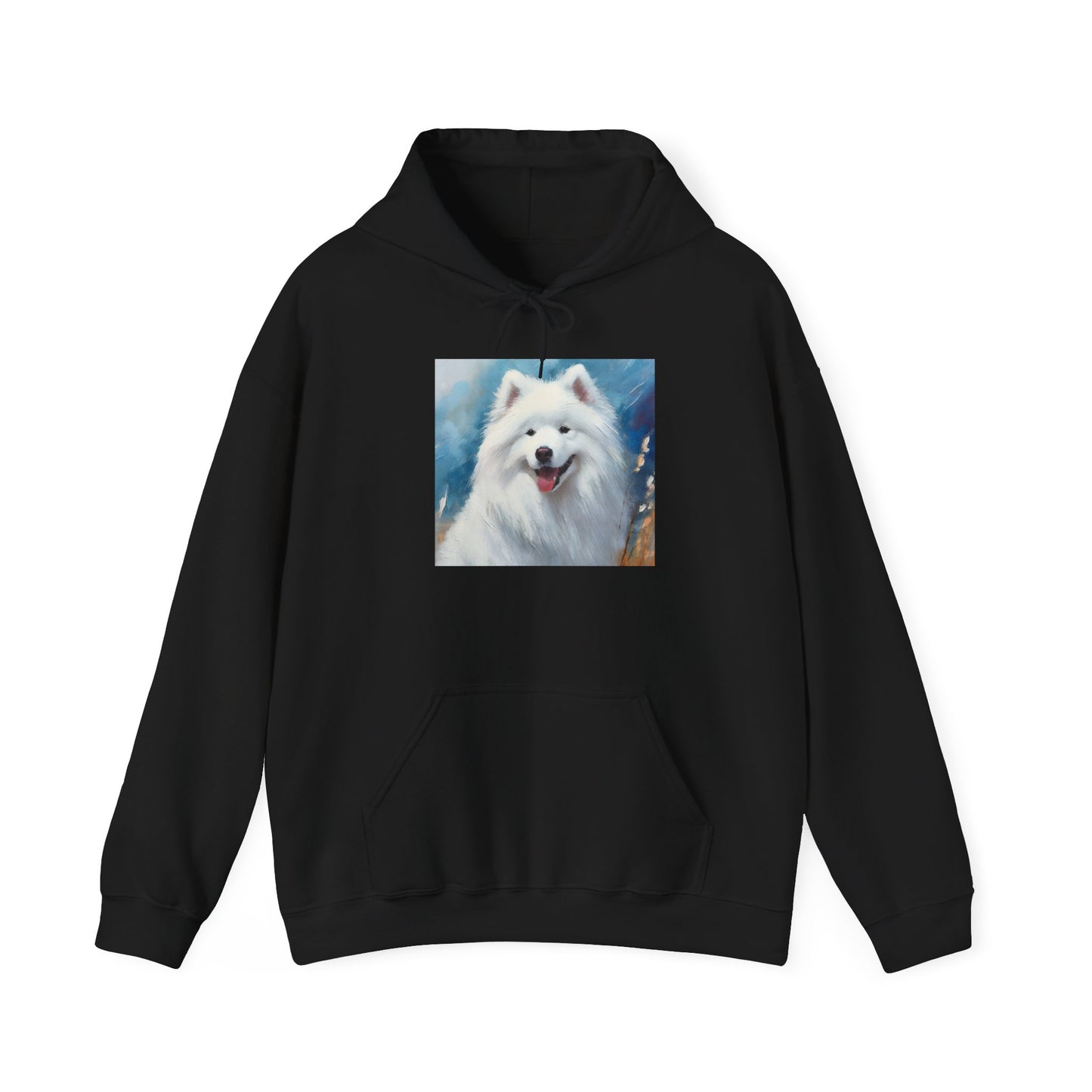 Cozy Samoyed Unisex 50/50 Hooded Sweatshirt | Perfect Gift for Dog Lovers