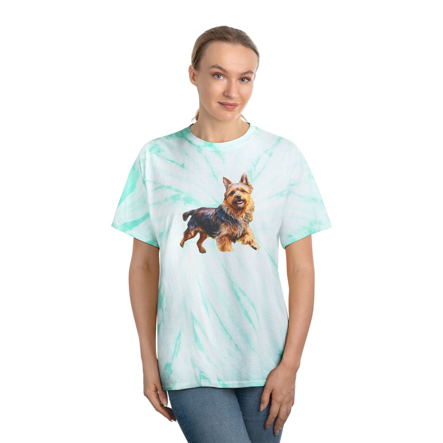 Australian Terrier Tie-Dye Tee, Cyclone