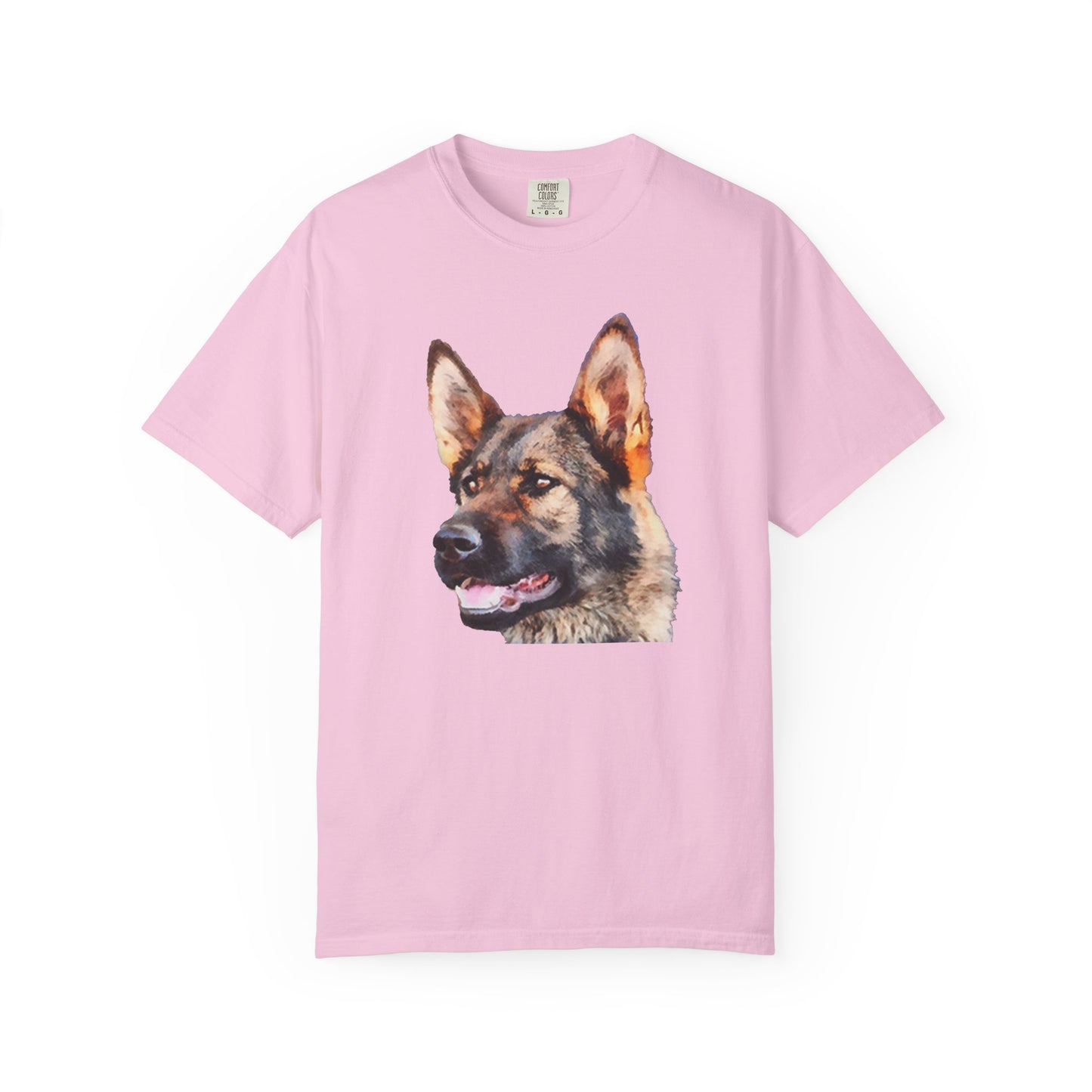 German Shepherd 'Hans' Unisex Relaxed Fit Garment-Dyed T-shirt