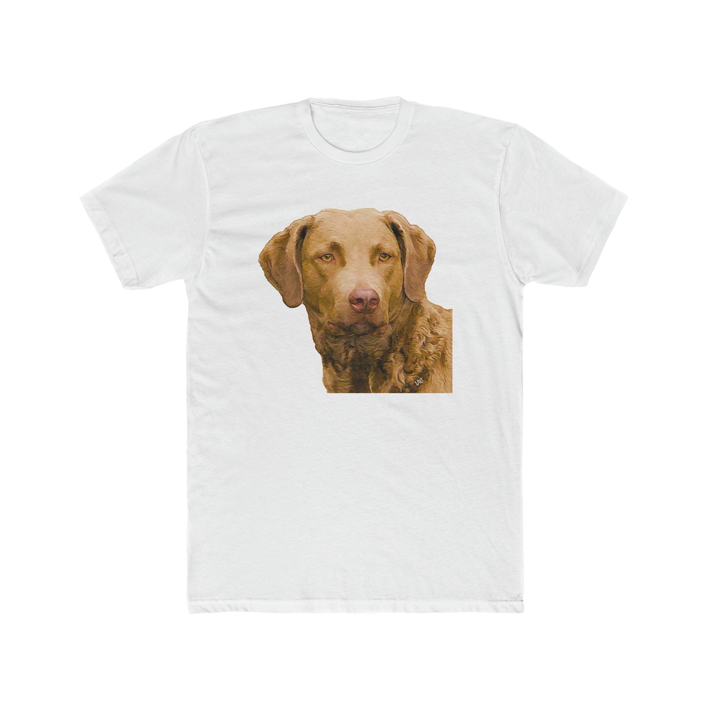 Chesapeake Bay Retriever Men's Fitted Cotton Crew Tee