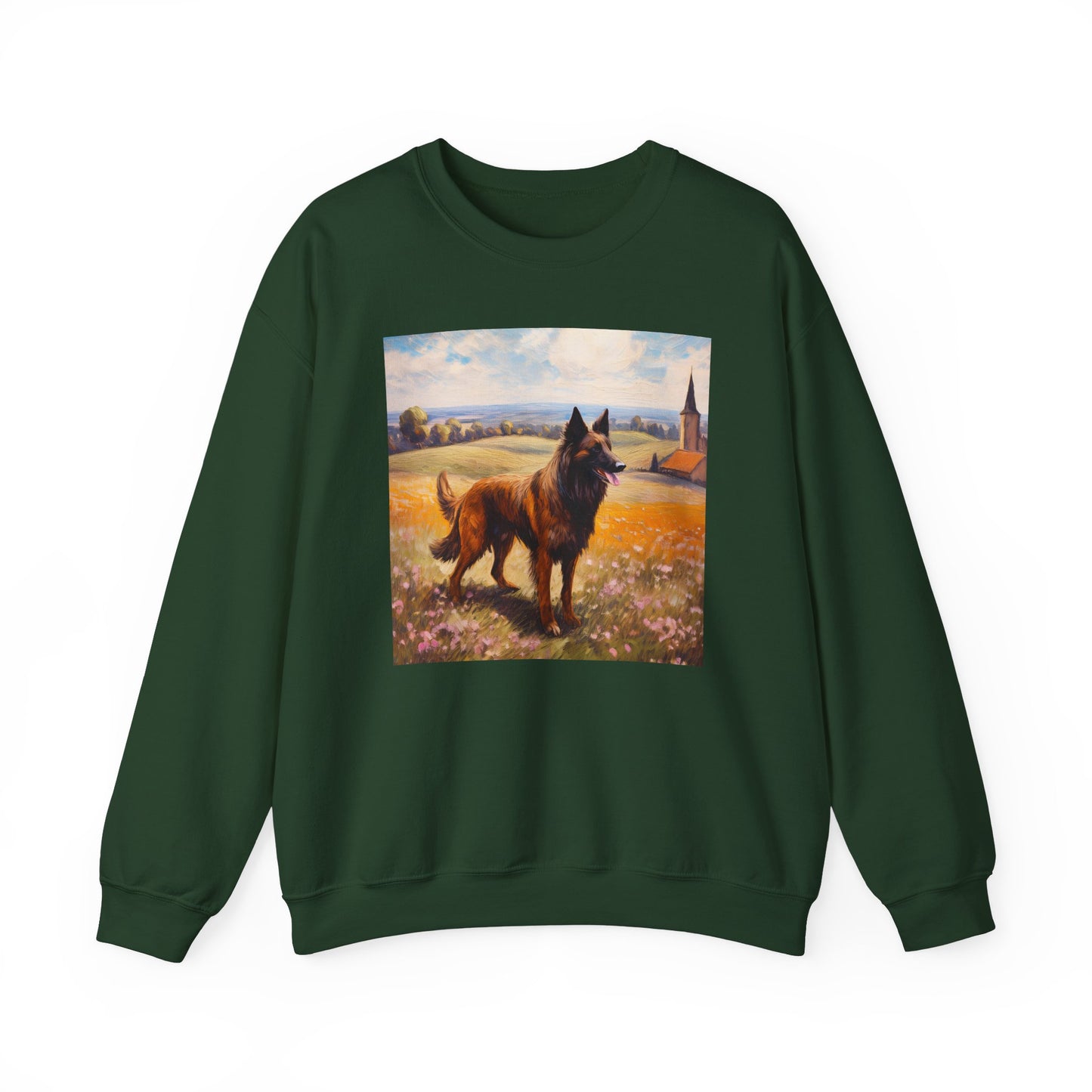 Belgian Tervuren Unisex 50-50 Crewneck Sweatshirt