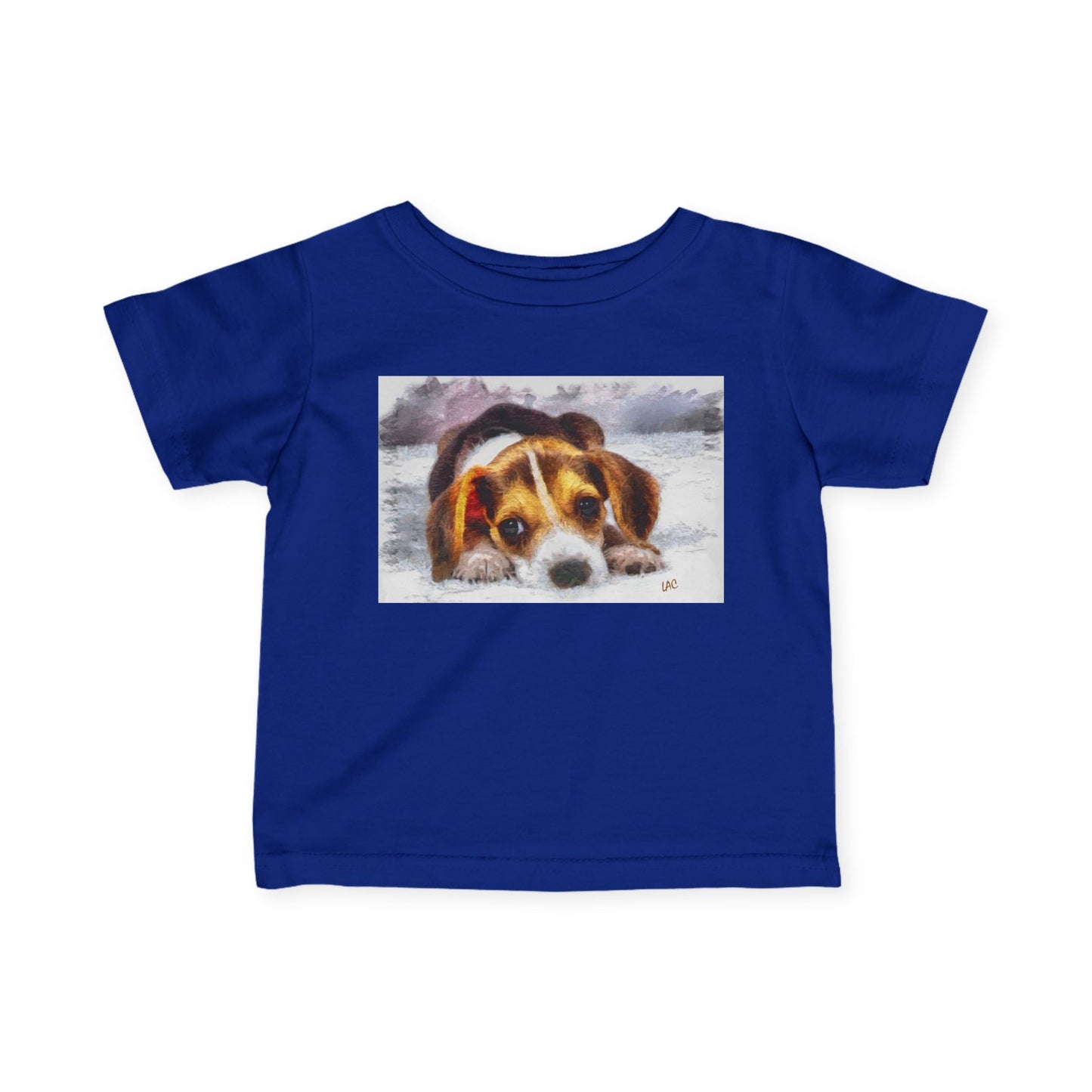 Beagle '#1' - Adorable Infant Fine Jersey Tee