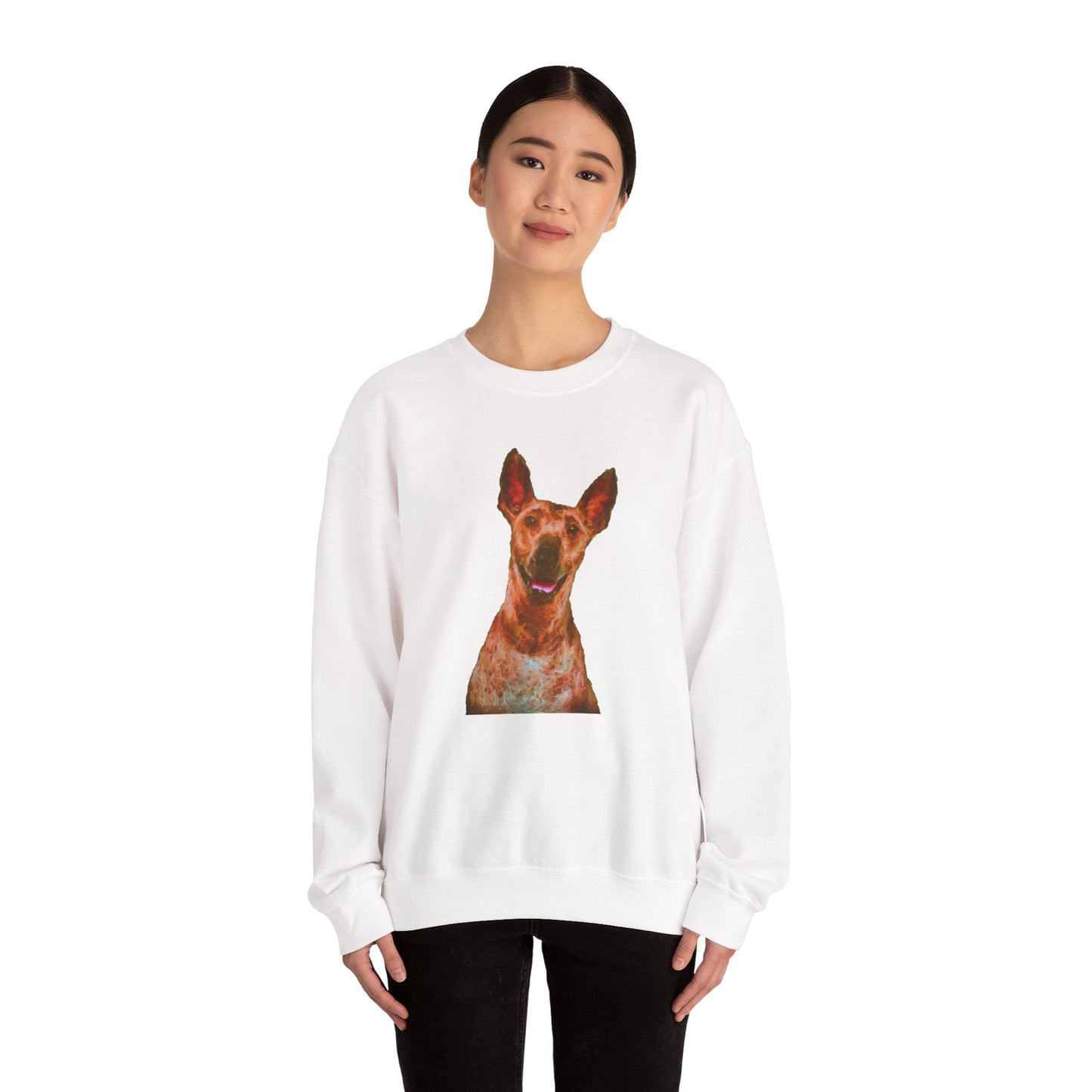 Peruvian Inca Orchid Unisex 50/50 Crewneck Sweatshirt