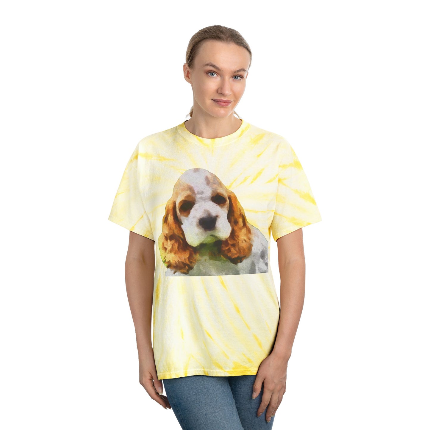 Cocker Spaniel 'Hogan' Classic Tie-Dye Tee, Cyclone