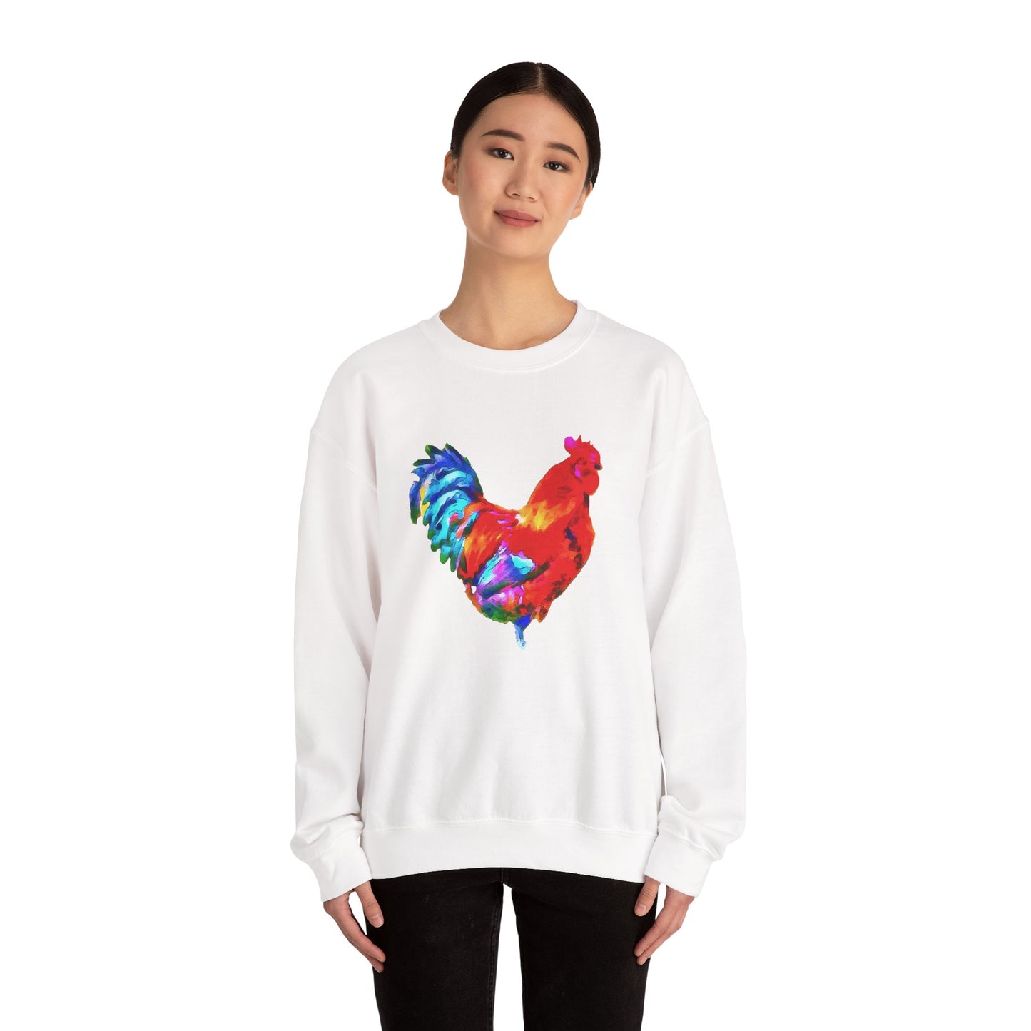 Rooster 'Craw' Unisex 50/50 Crewneck Sweatshirt