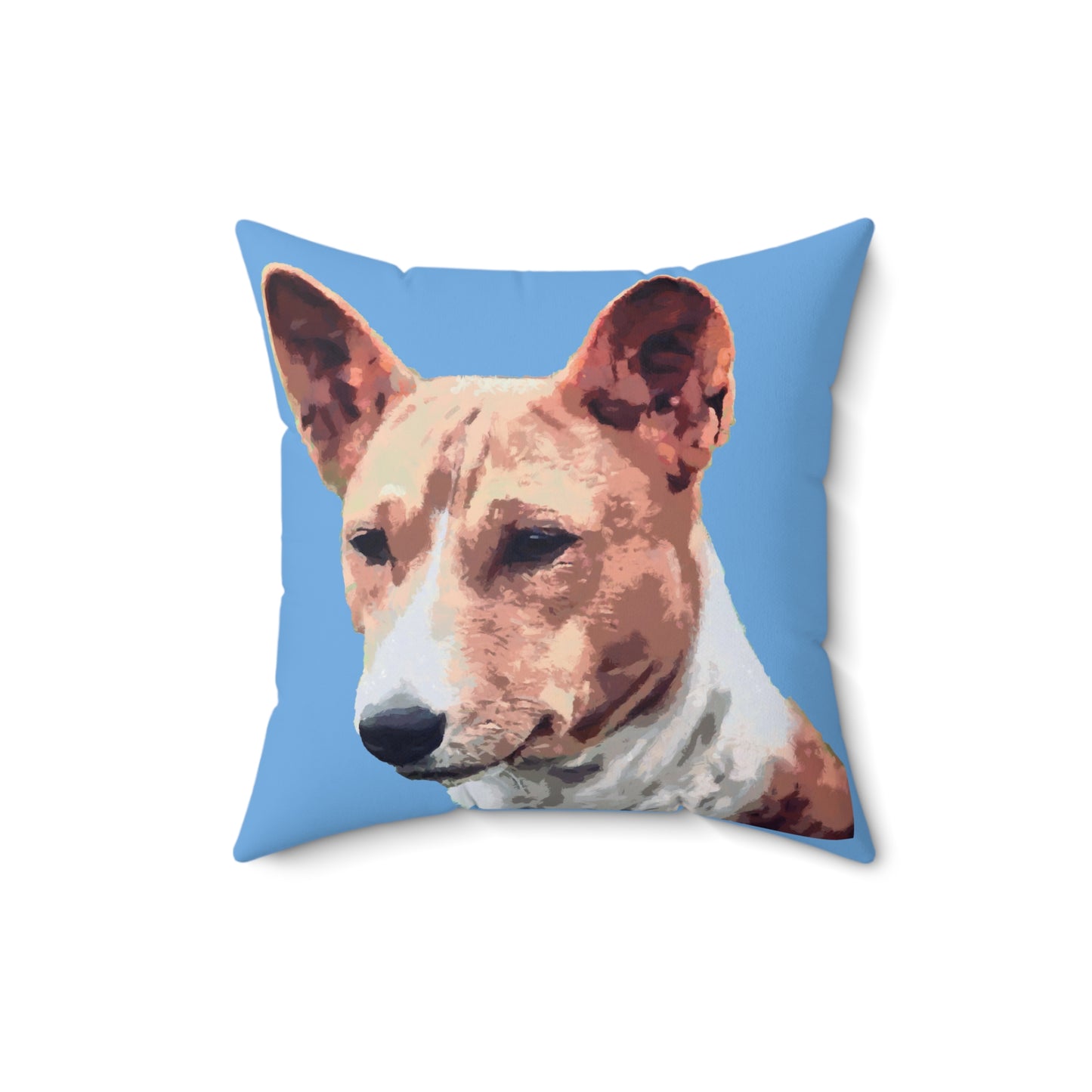 Basenji Spun Polyester Throw Pillow: Yodel of Comfort