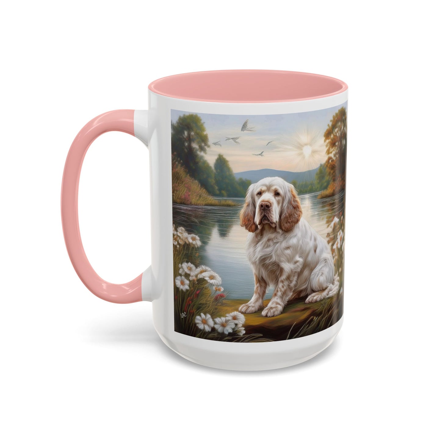 Clumber Spaniel Fine Art Ceramic Accent Coffee Mug