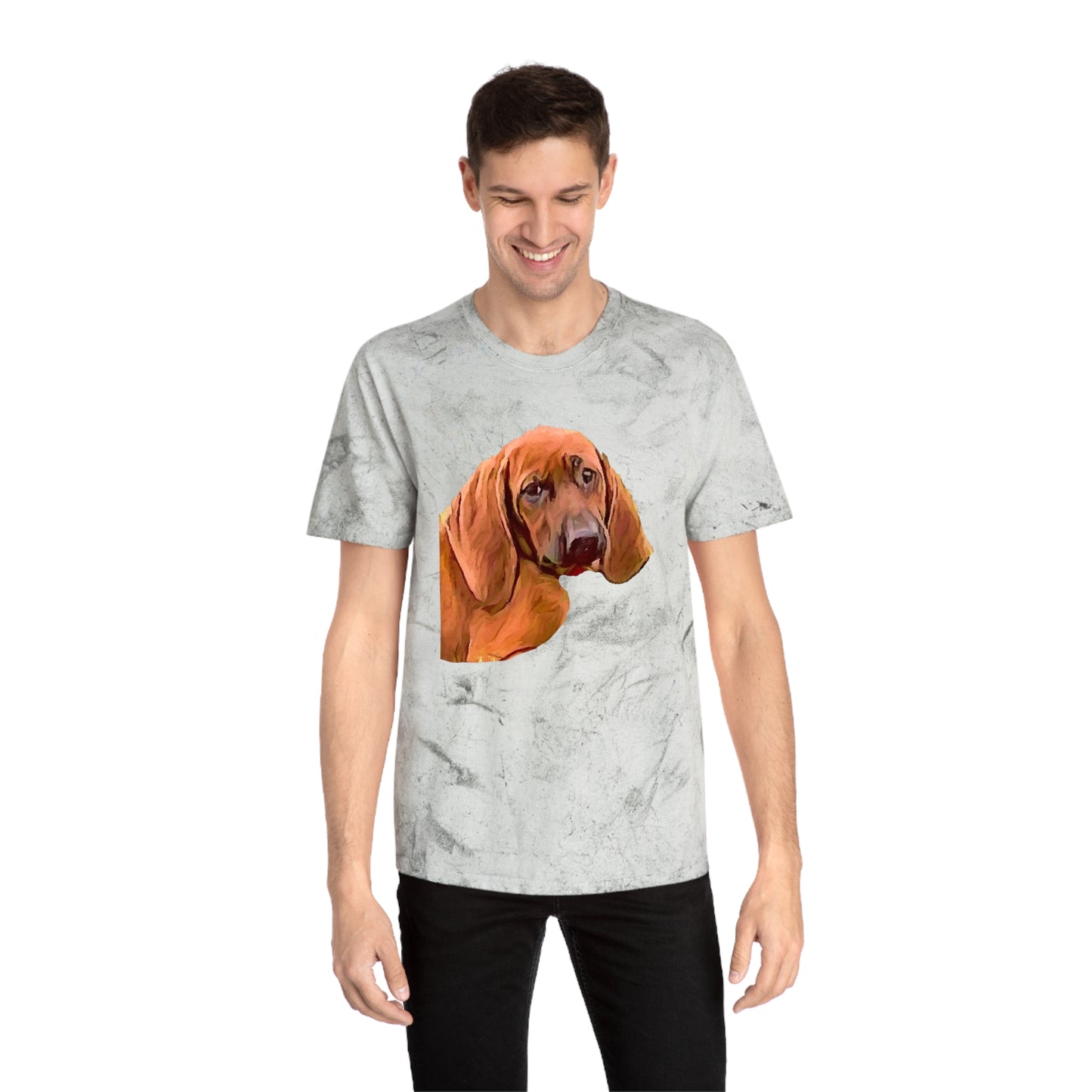 Redbone Coonhound Unisex Cotton Color Blast T-Shirt