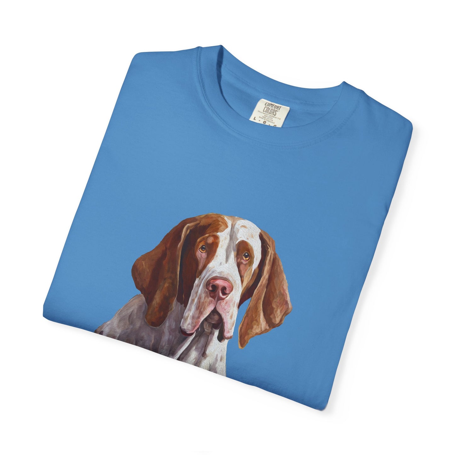 Bracco Italiano Unisex Relaxed Fit Garment-Dyed T-shirt