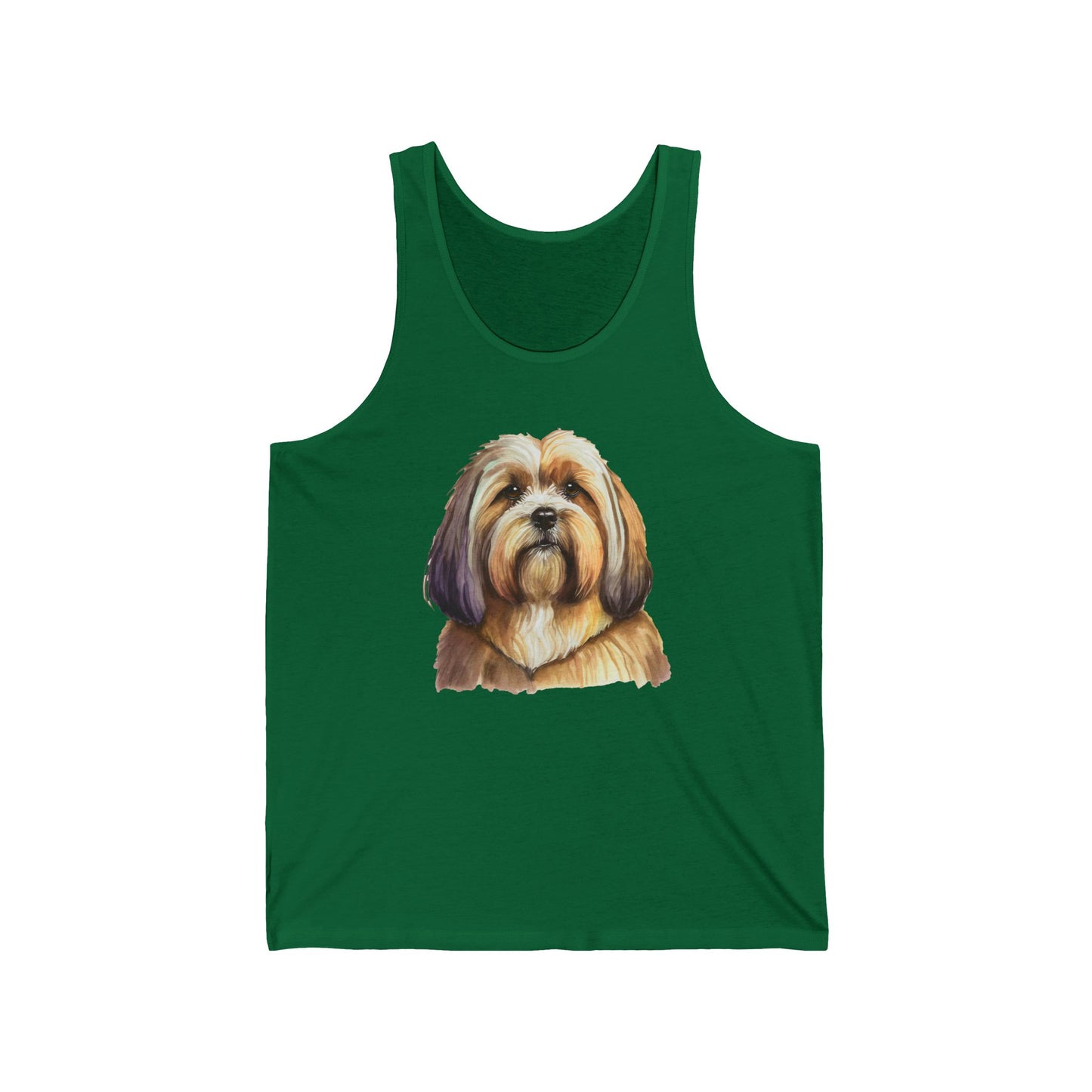 Lhasa Apso Unisex Jersey Tank
