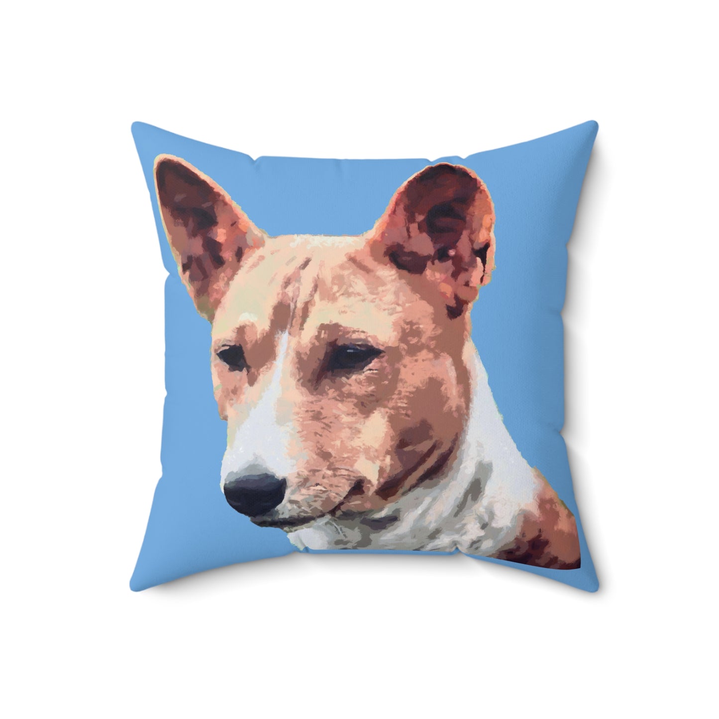 Basenji Spun Polyester Throw Pillow: Yodel of Comfort