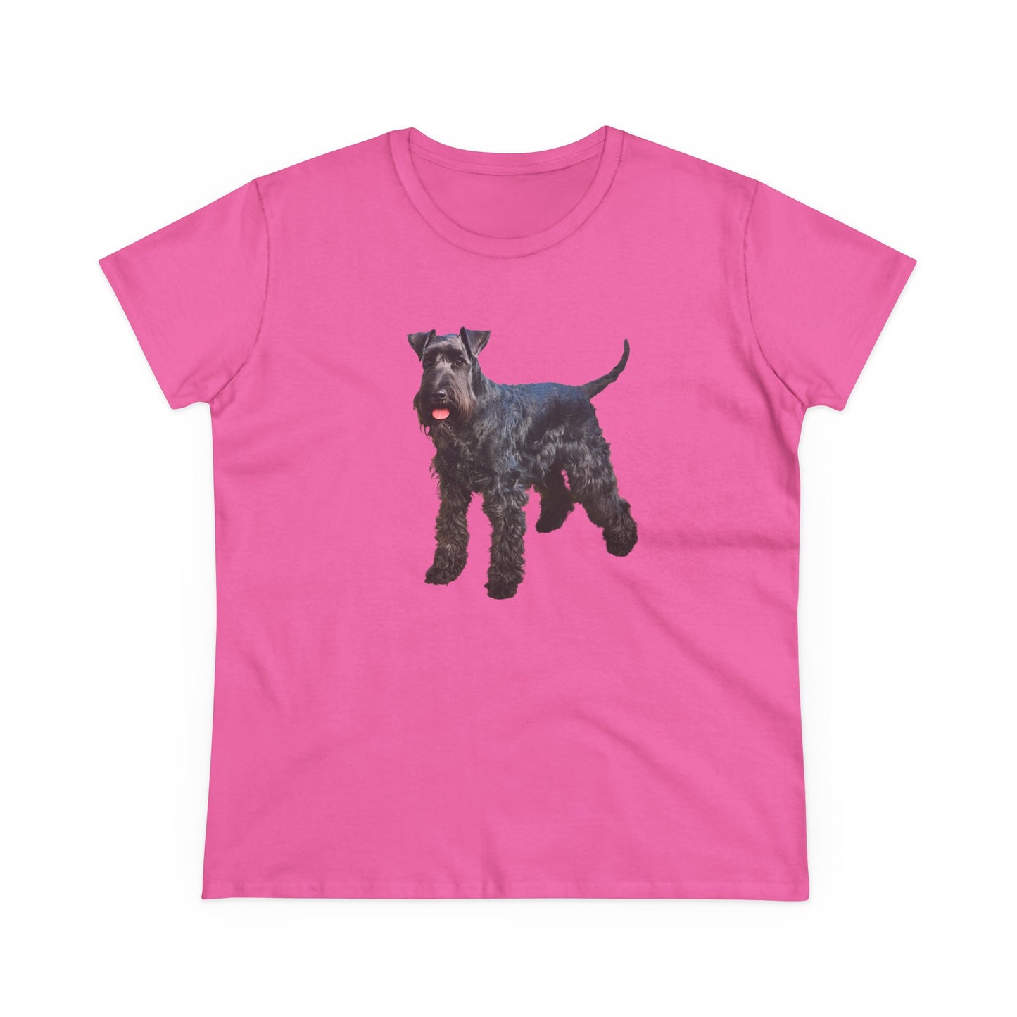 Kerry Blue Terrier Women's Midweight Cotton Tee