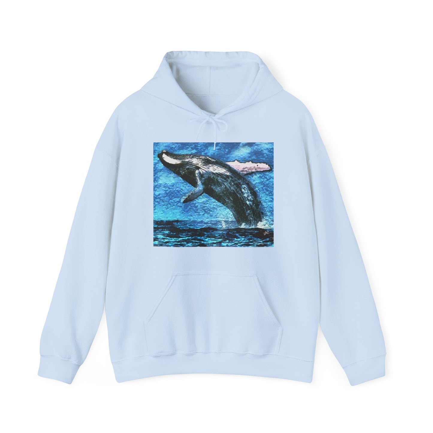 Humpback Whale Unisex 50/50 Hoodie