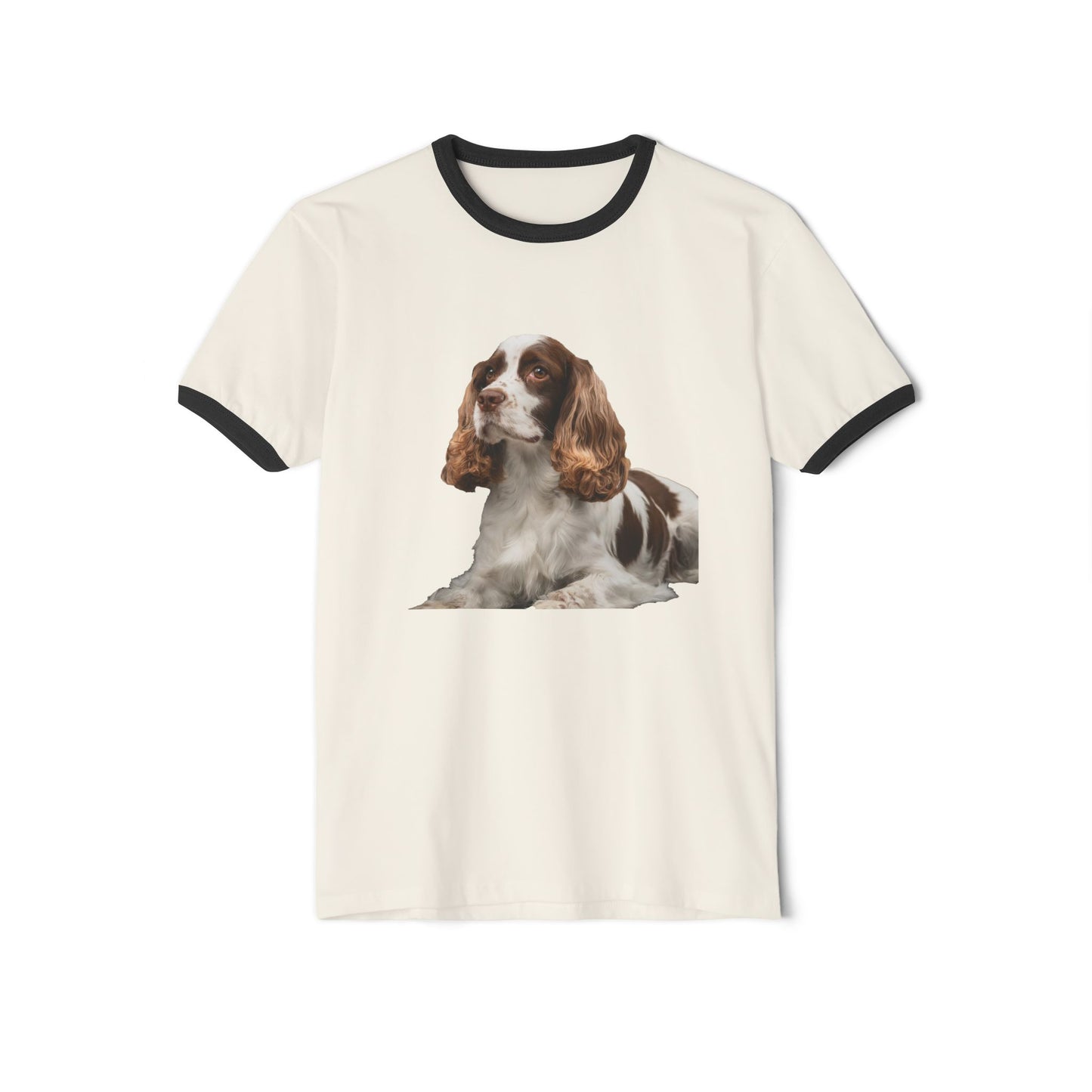 French Spaniel Classic Cotton Ringer T-Shirt