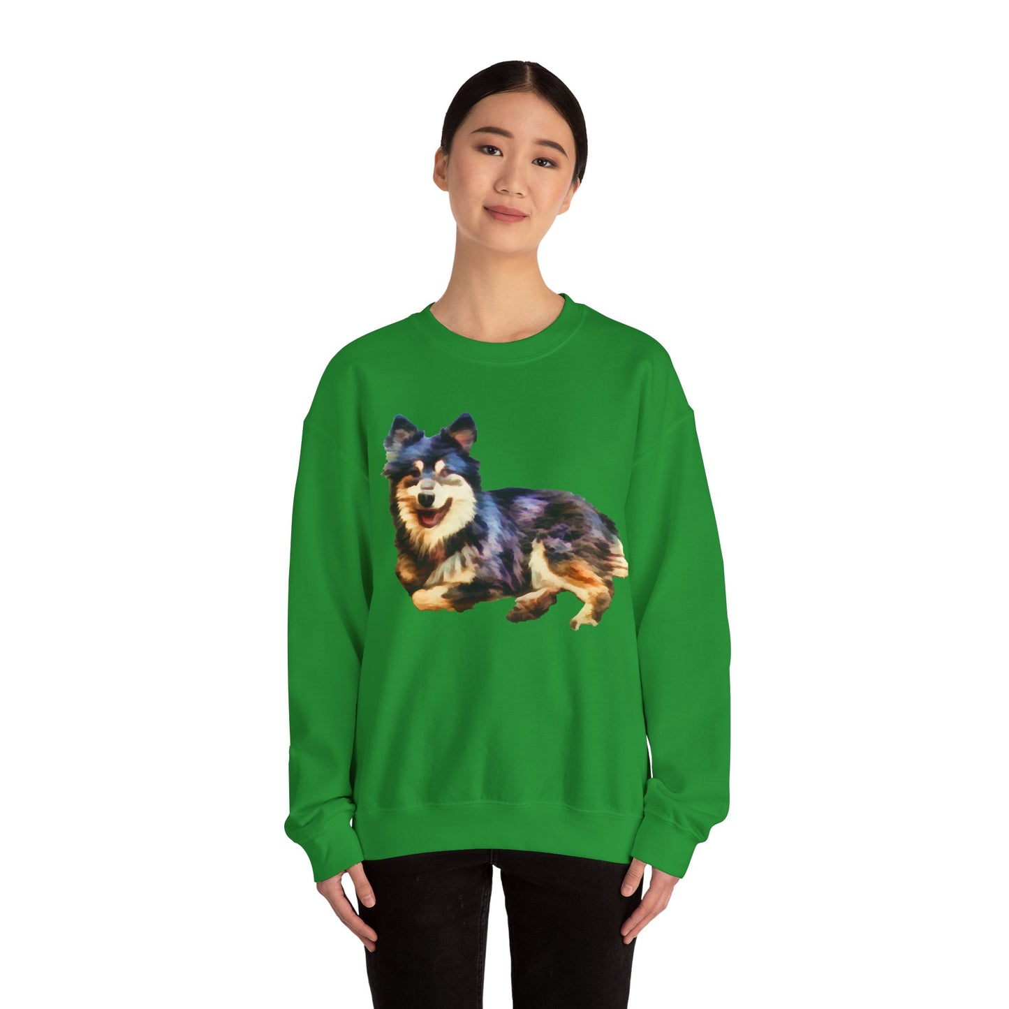 Finnish Lapphund Unisex 50/50 Crewneck Sweatshirt