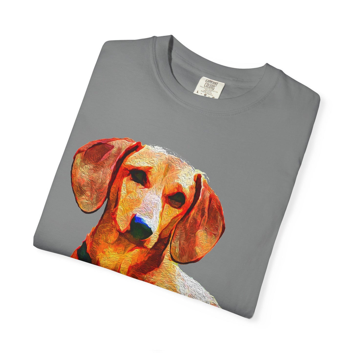 Dachshund 'Daisey' Unisex Relaxed Fit Garment-Dyed T-shirt