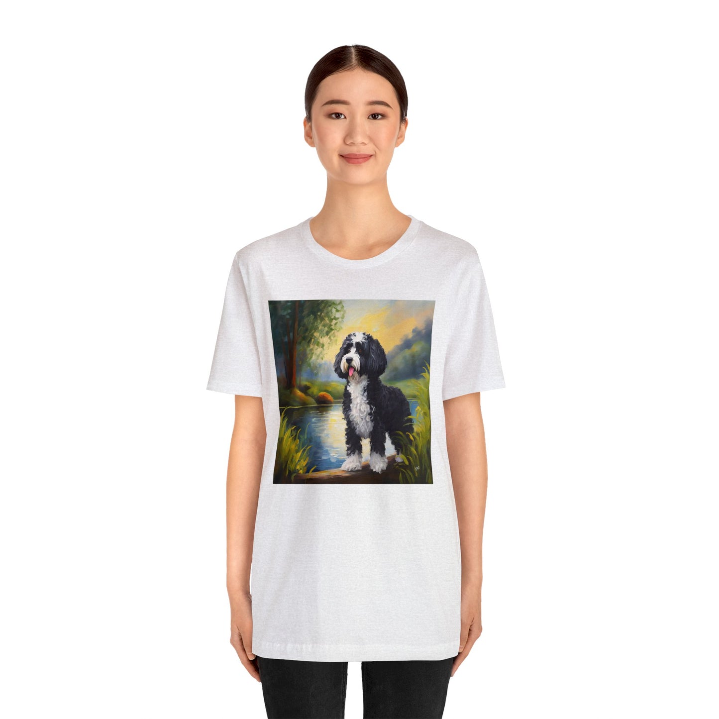 Portuguese Water Dog Jersey Short Sleeve Tee