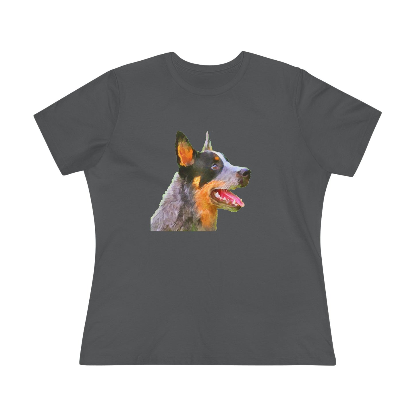 Blue Heeler - Australian Cattle Dog 'Percy' Women's Relaxed Fit Cotton Tee