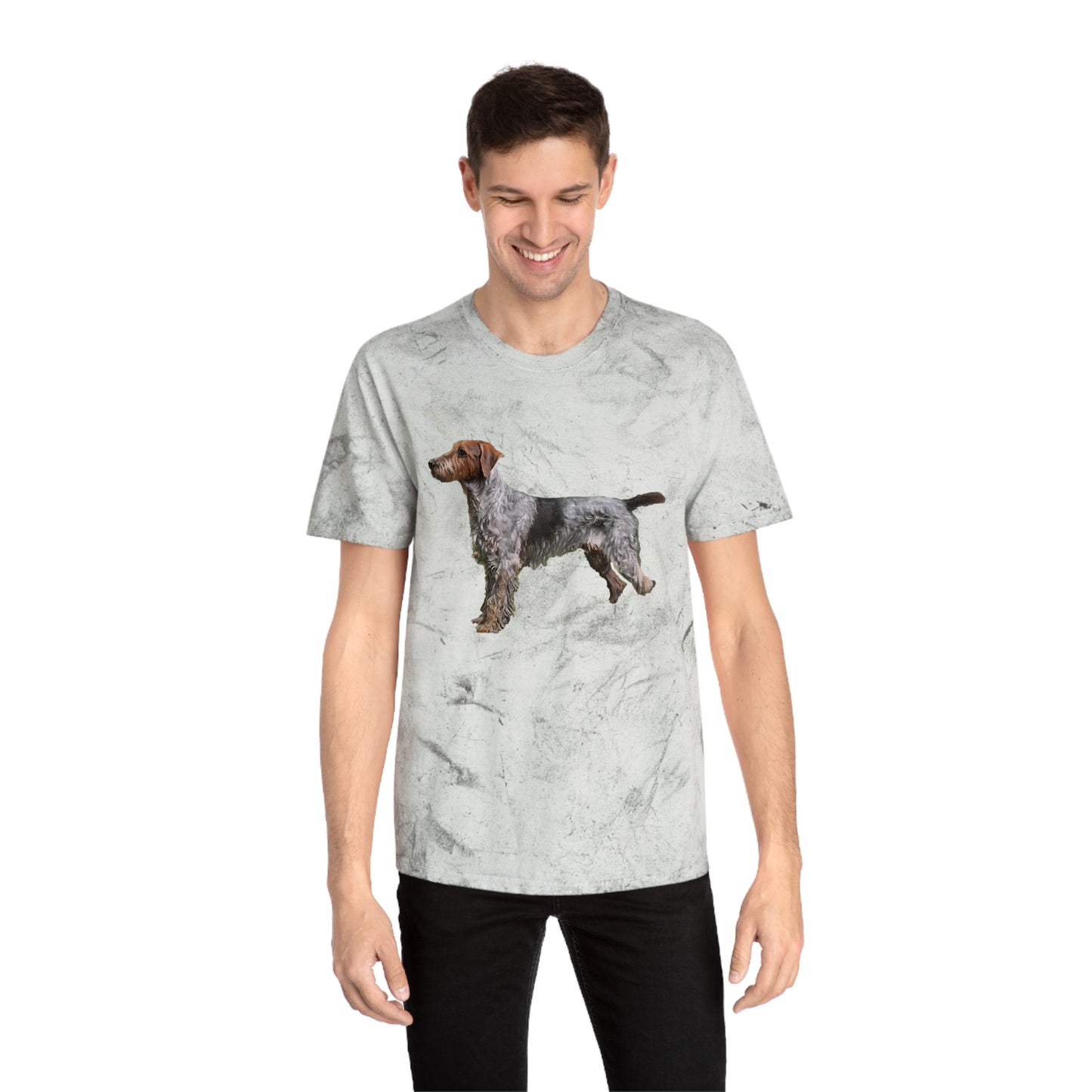Wirehaired Pointing Griffon Unisex Color Blast T-Shirt