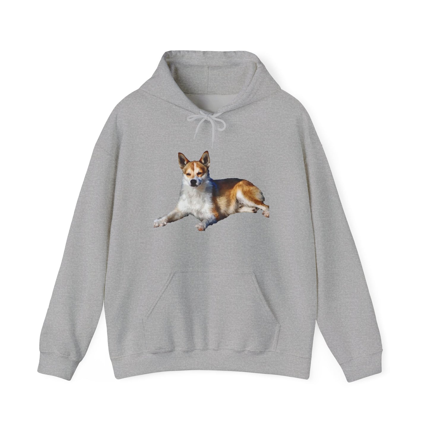 Norwegian Lundehund Unisex 50/50 Hooded Sweatshirt