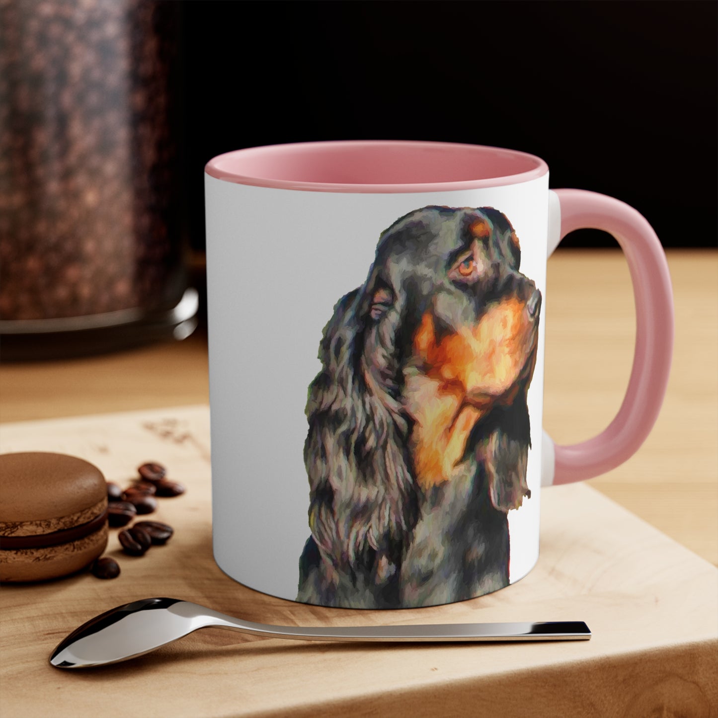 Gordon Setter Accent Coffee Mug, 11oz - Sip in Style!