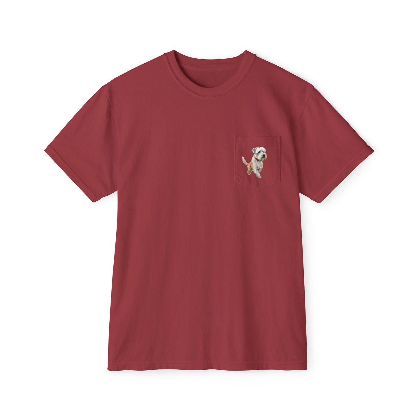 Dandie Dinmont Terrier - Unisex Garment-Dyed Pocket T-Shirt