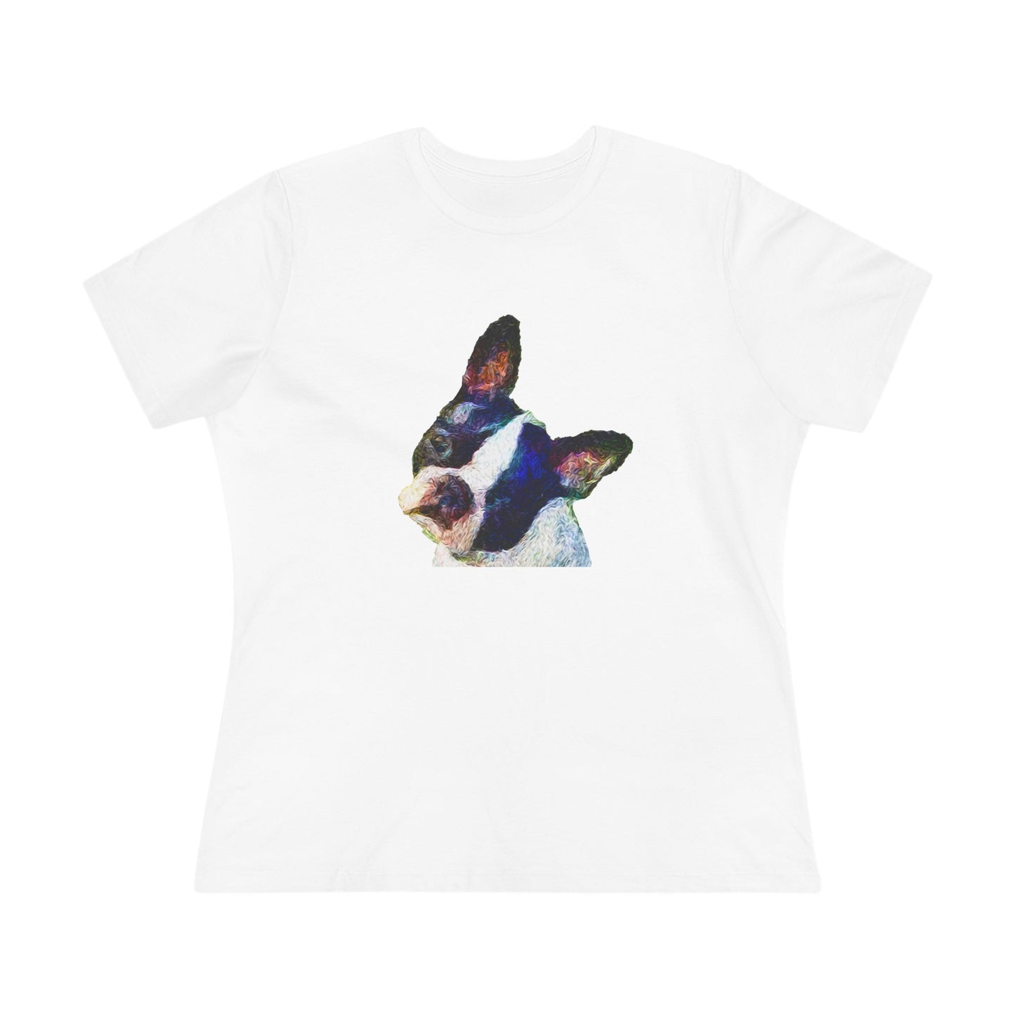 Boston Terrier 'Skipper' Women's Relaxed Fit Cotton Tee