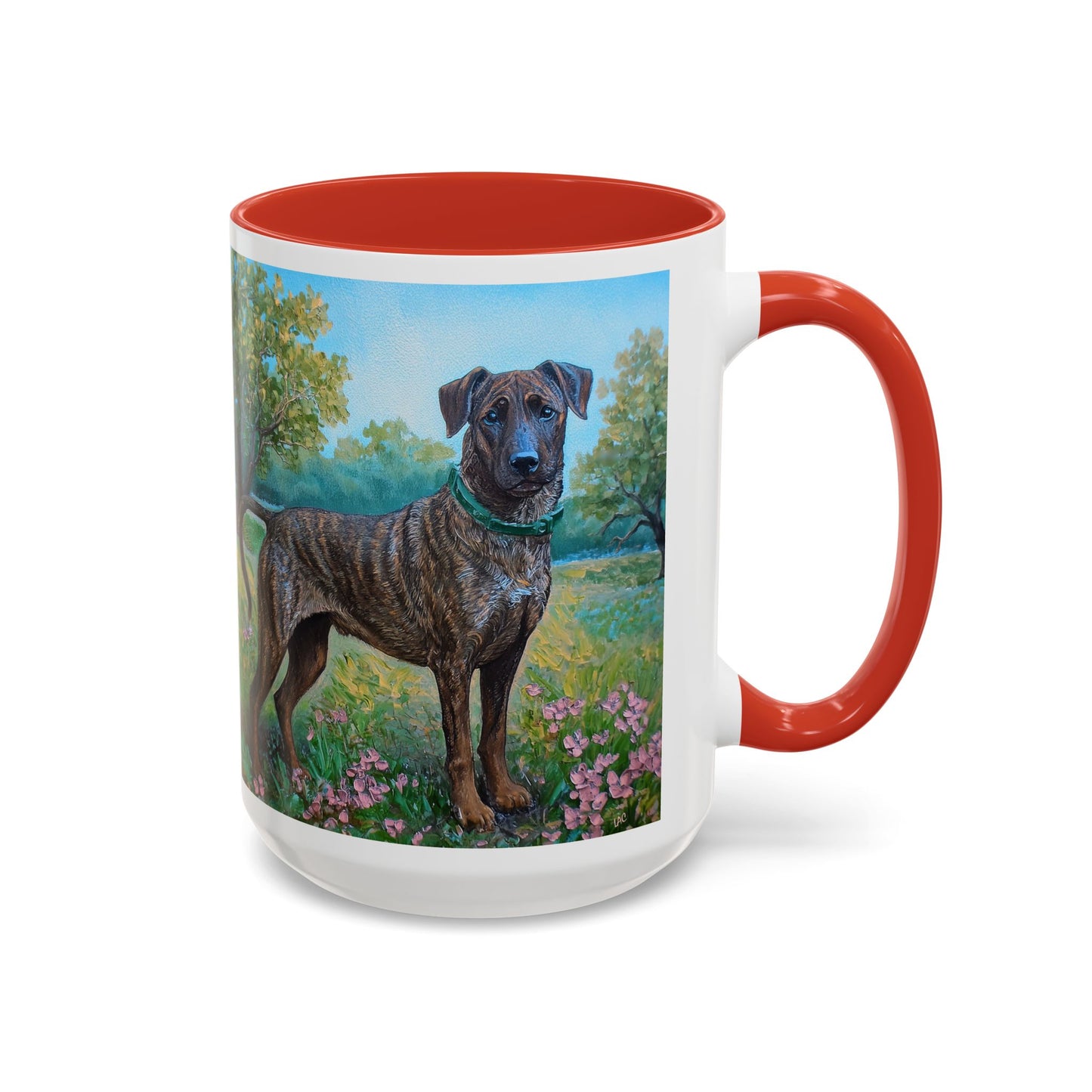 Treeing Tennessee Brindle Ceramic Accent Coffee Mug - 2 Sizes