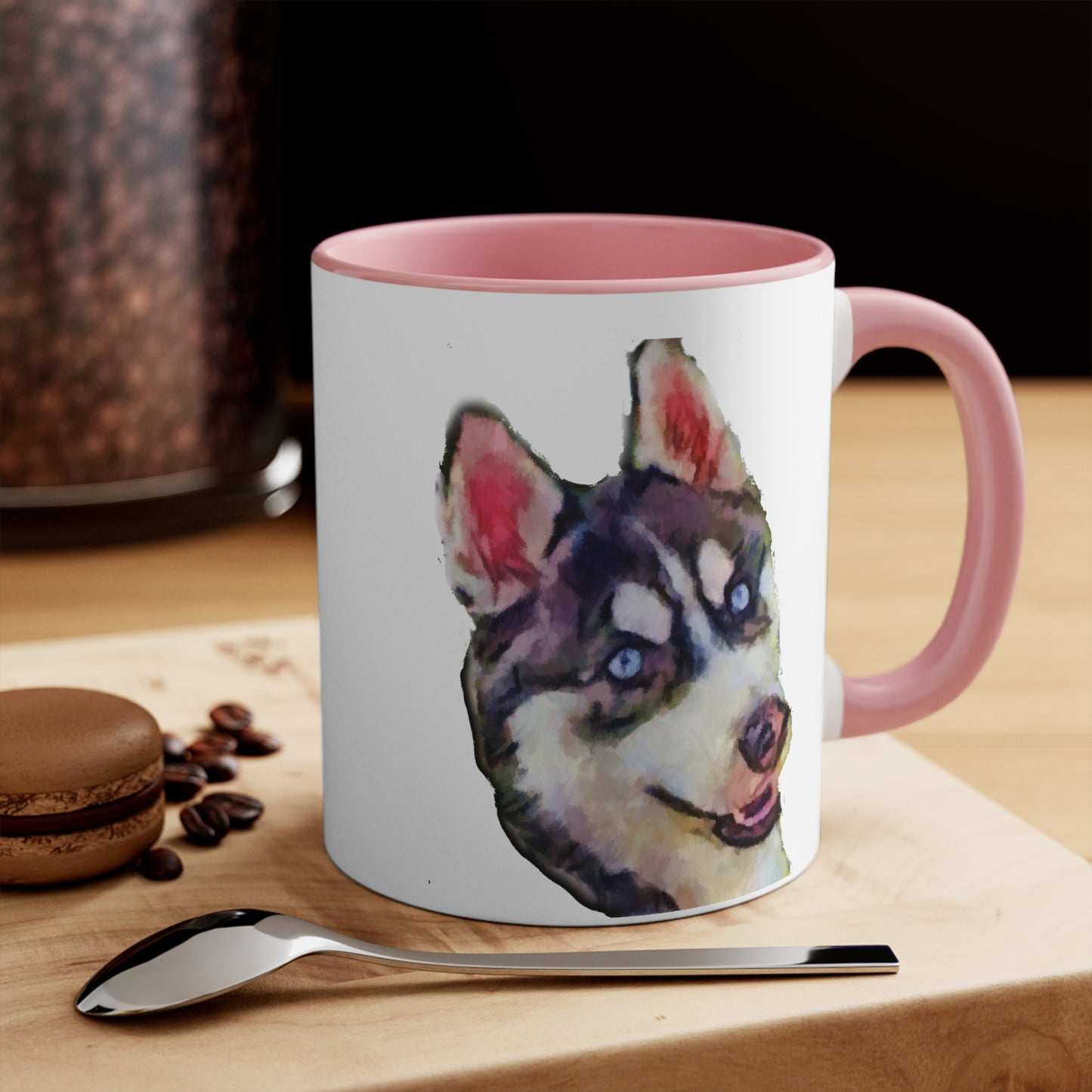 Siberian Husky 'Iditarod' Accent Coffee Mug, 11oz