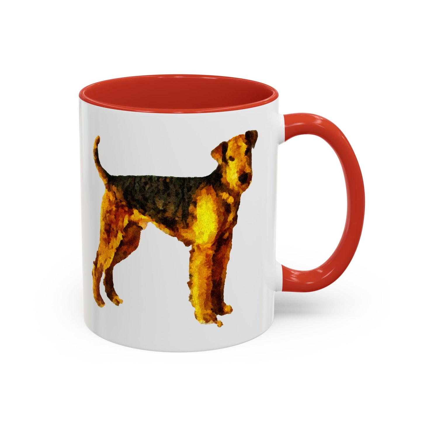 Airedale - Accent Ceramic Coffee Mug (11, 15oz)
