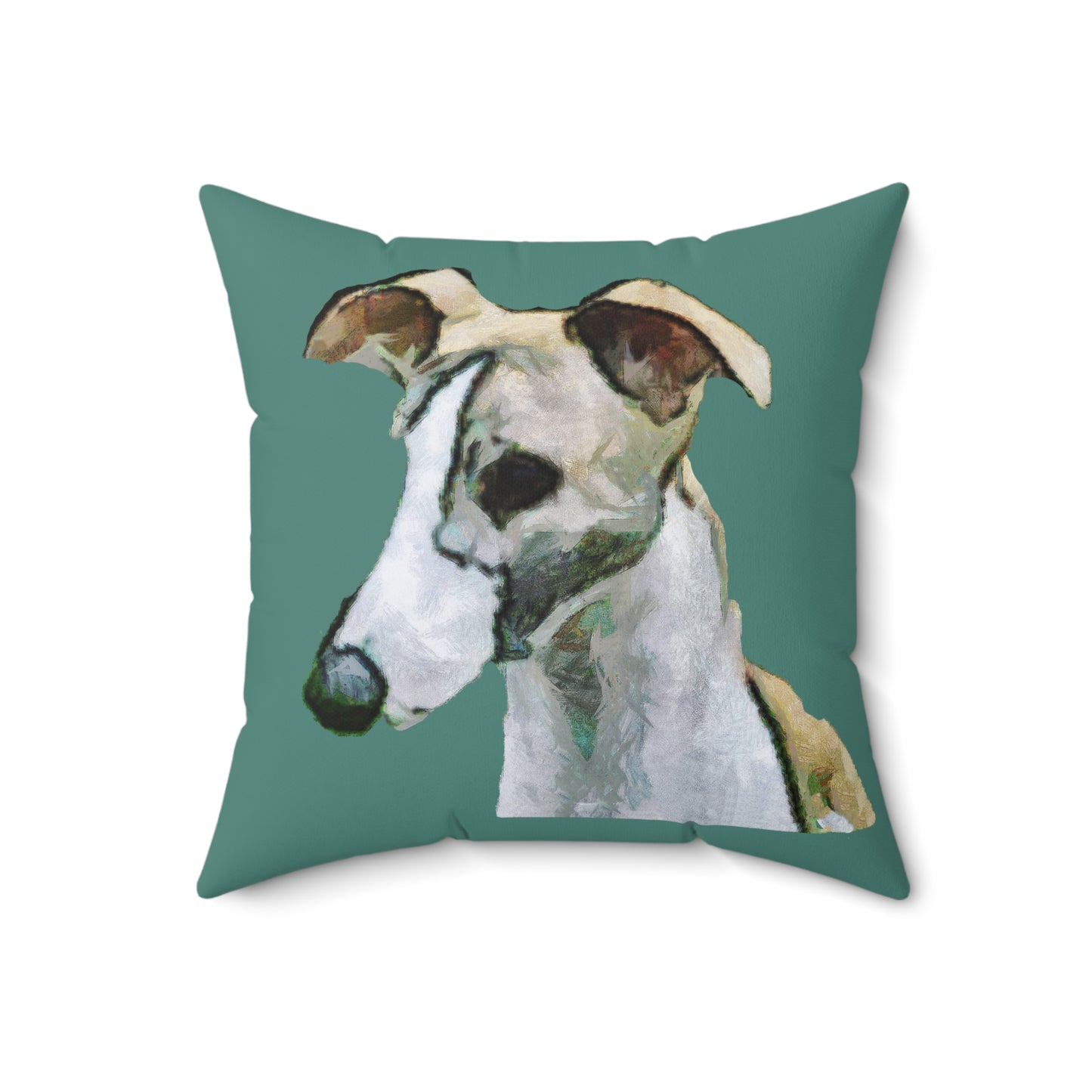 Whippet 'Simba' Spun Polyester Throw Pillow